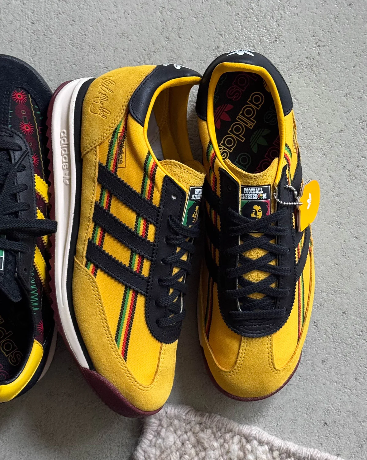 Adidas x Jamaica Football Federation x Bob Marley SL 72 RS *Away* - Image 2