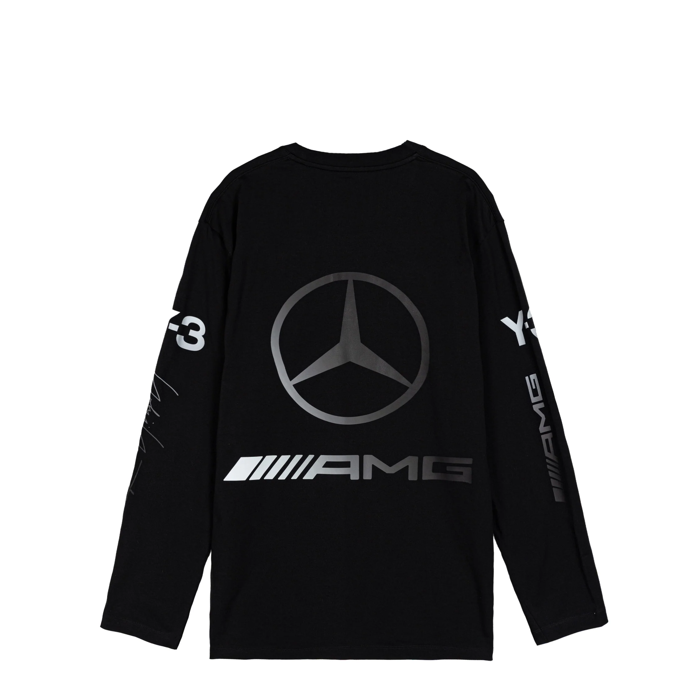 Adidas Y-3 x Mercedes-AMG PETRONAS F1 Team Chaos Logo Long Sleeve Tee