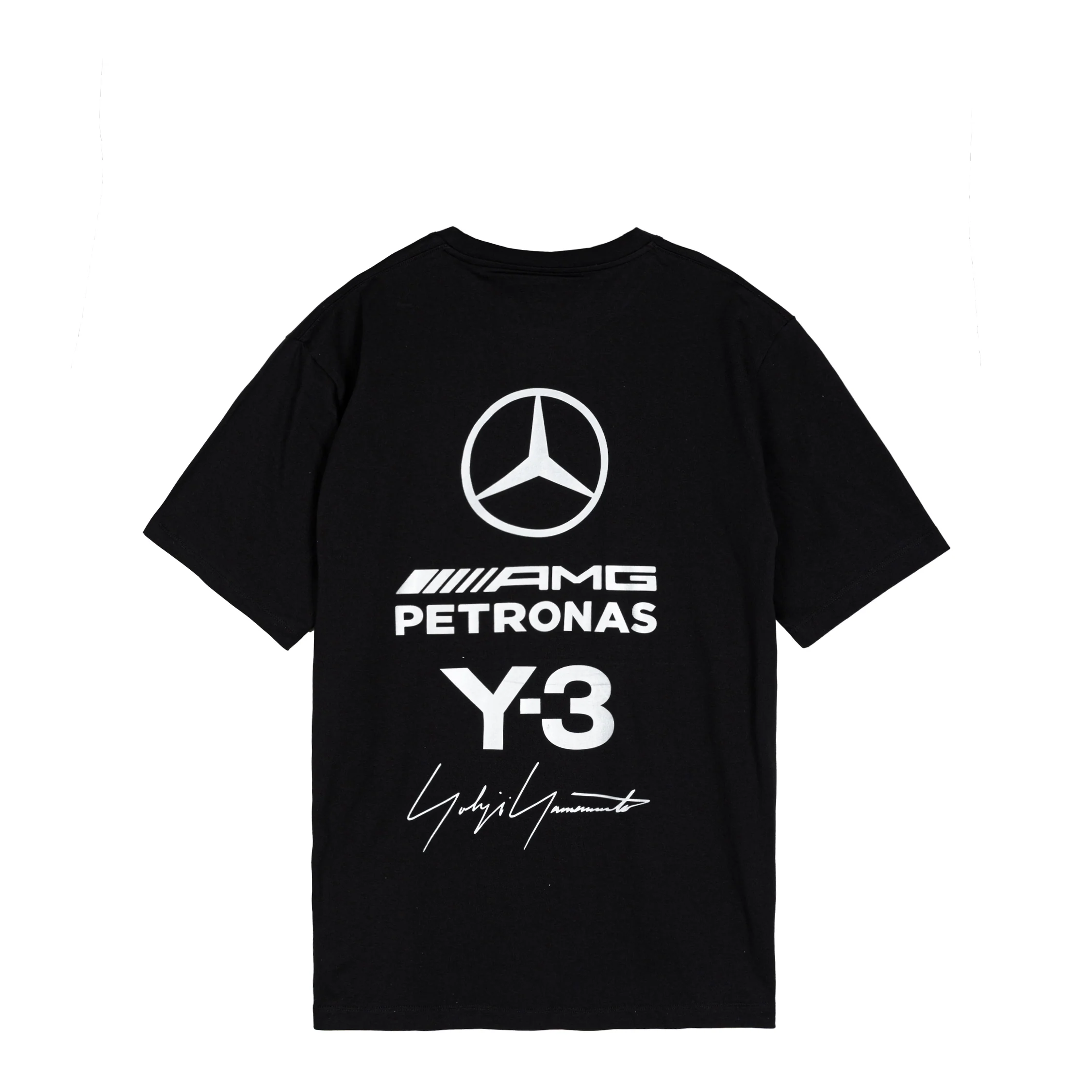 Adidas Y-3 x Mercedes-AMG PETRONAS F1 Team Logo Stack Short Sleeve Tee