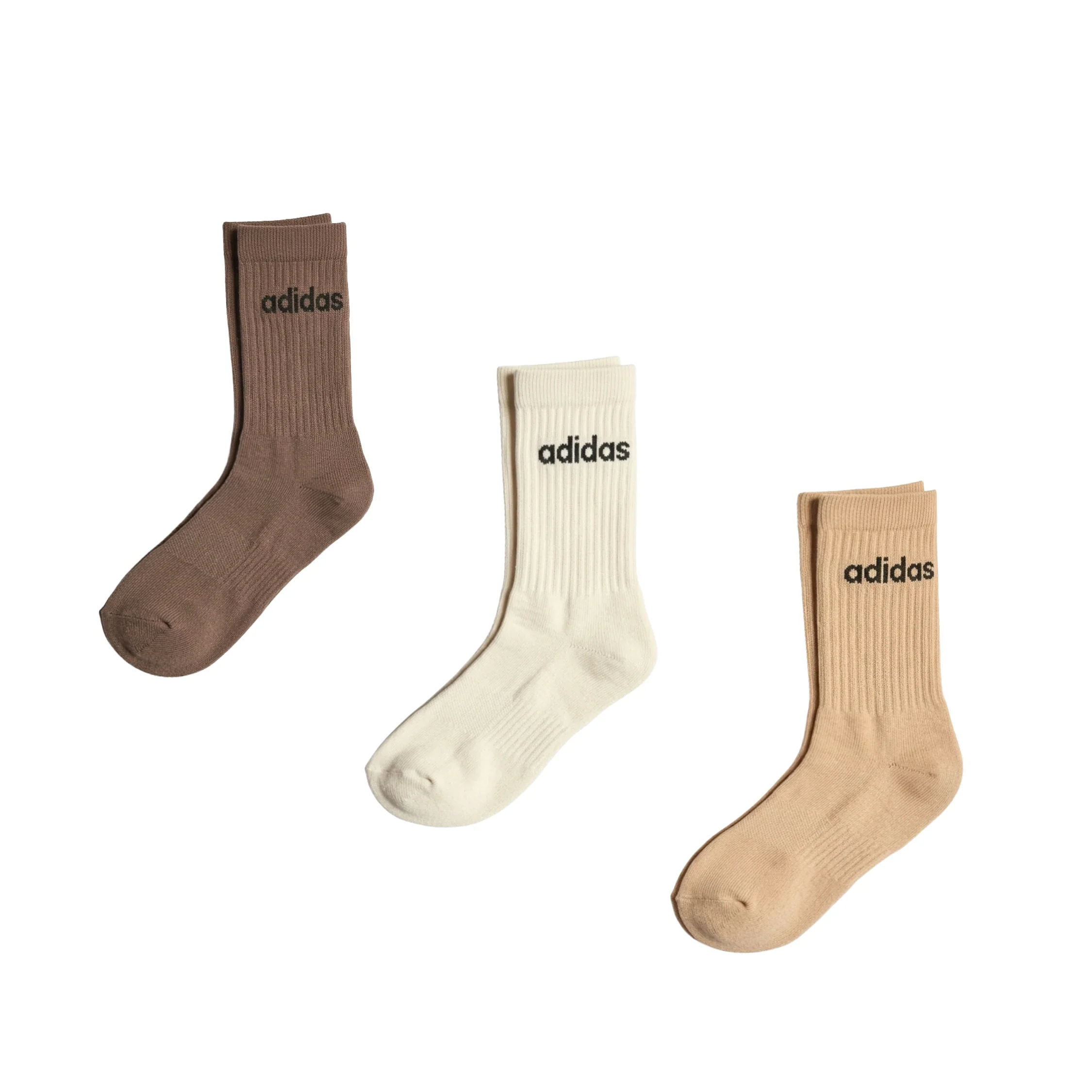 Adidas	Linear Crew Cushioned Socks 3 Pairs