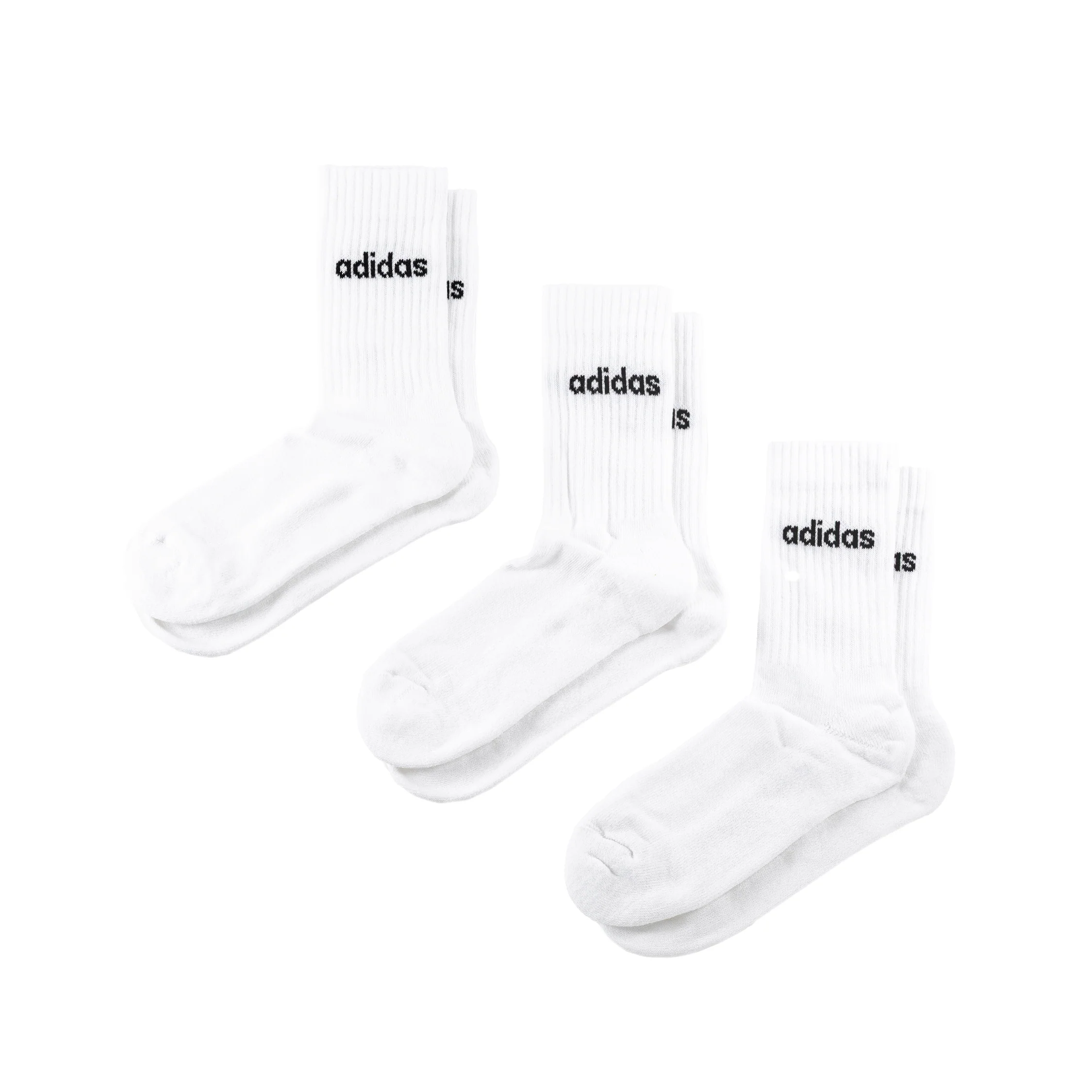 Adidas	Linear Crew Cushioned Socks 3 Pairs