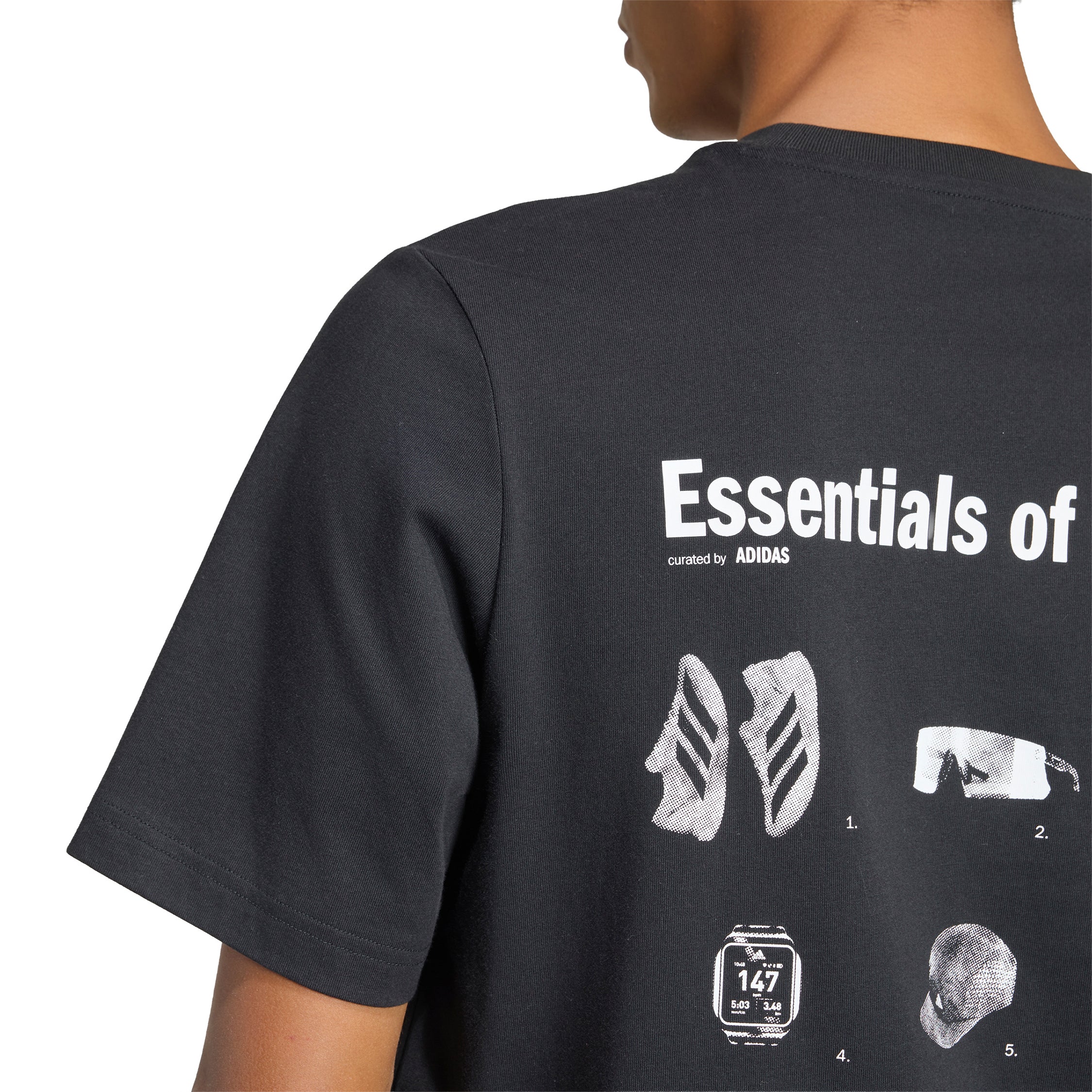 Adidas	Run Essentials Graphic T-Shirt - Image 3