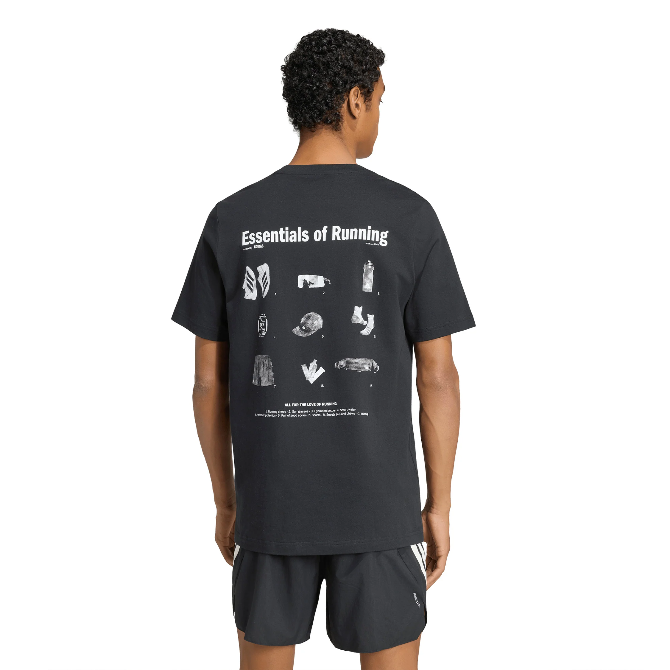 Adidas	Run Essentials Graphic T-Shirt - Image 4