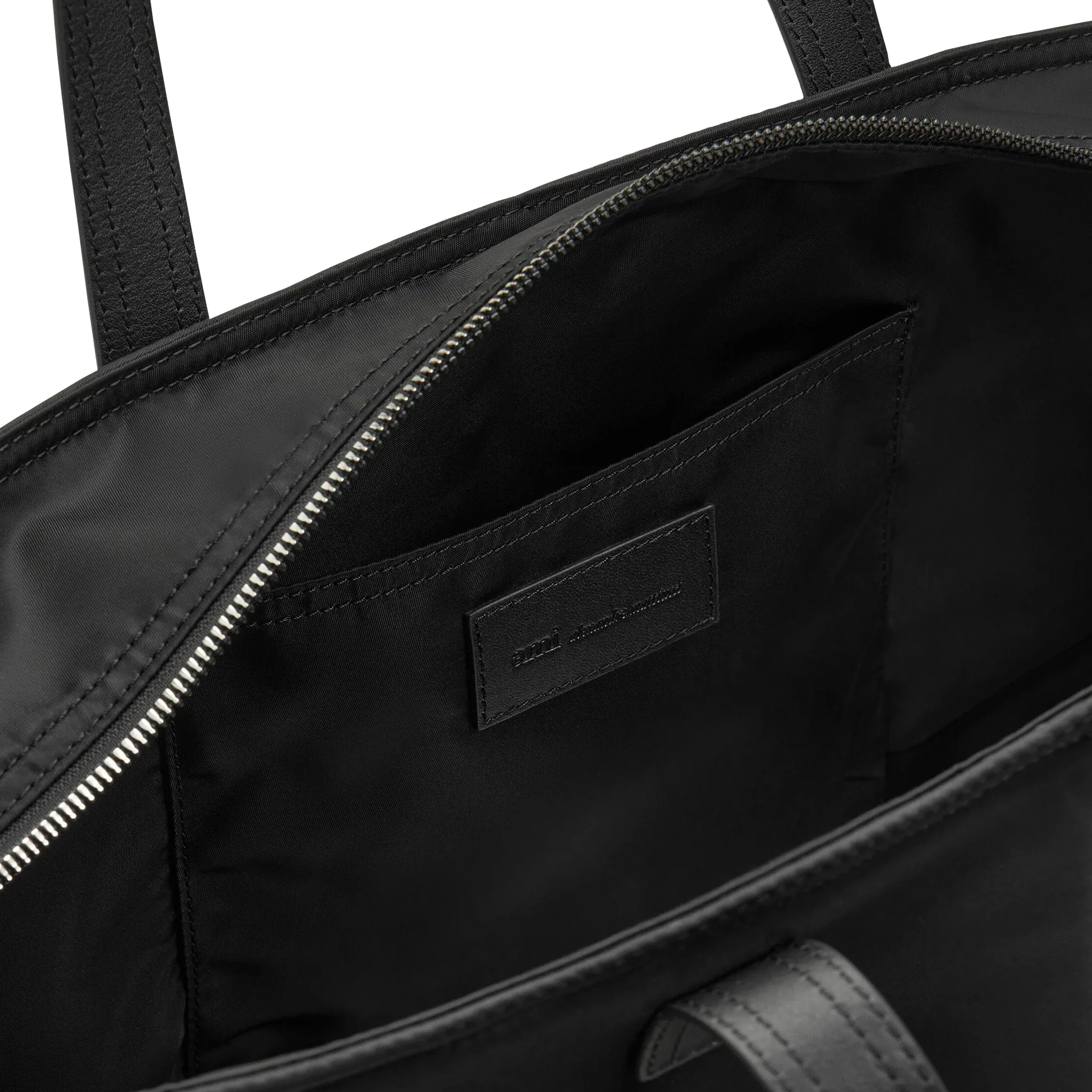 AMI Paris	Nylon Marcel Small Shopping Bag - Image 5