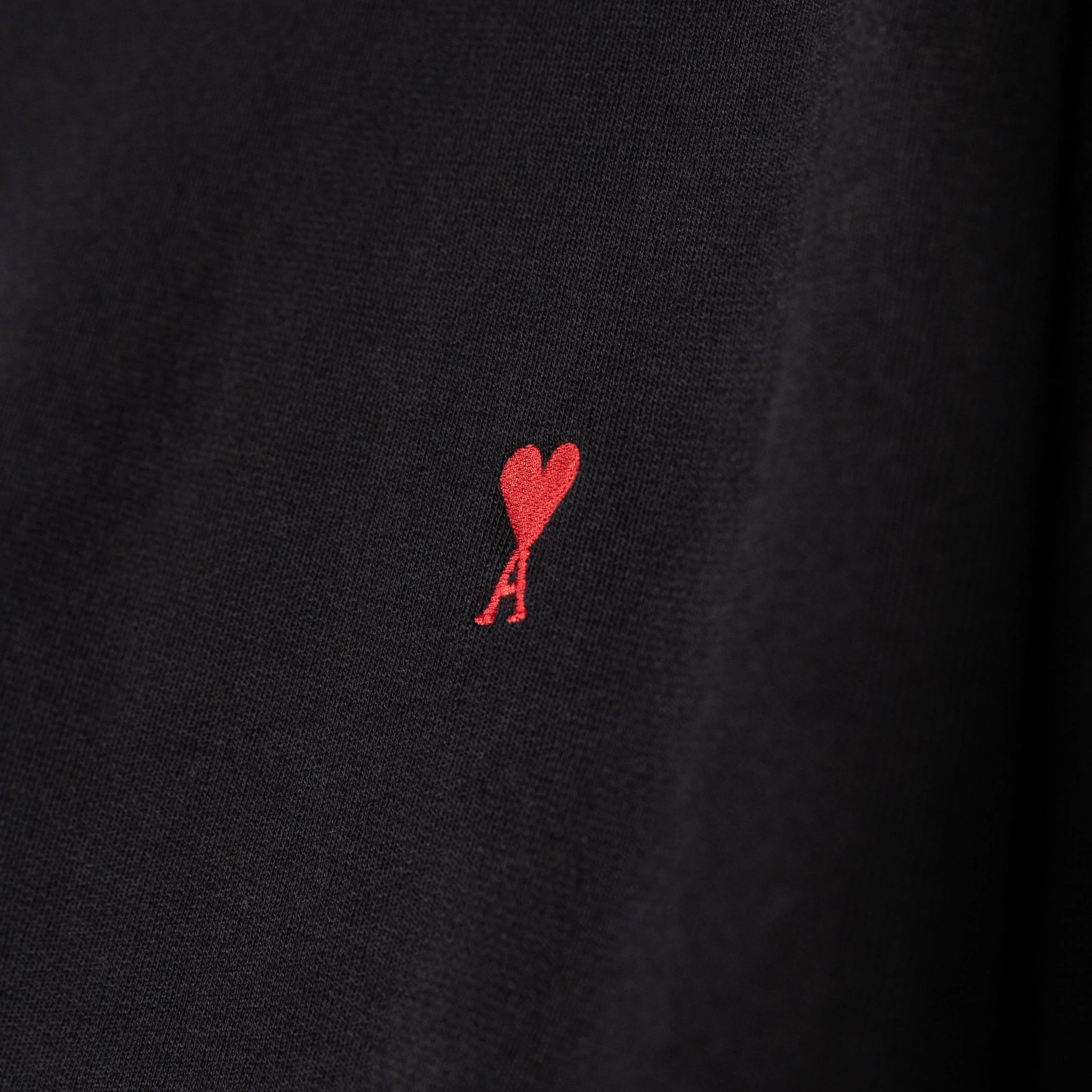 AMI Paris	Red Ami De Coeur Sweatshirt - Image 4