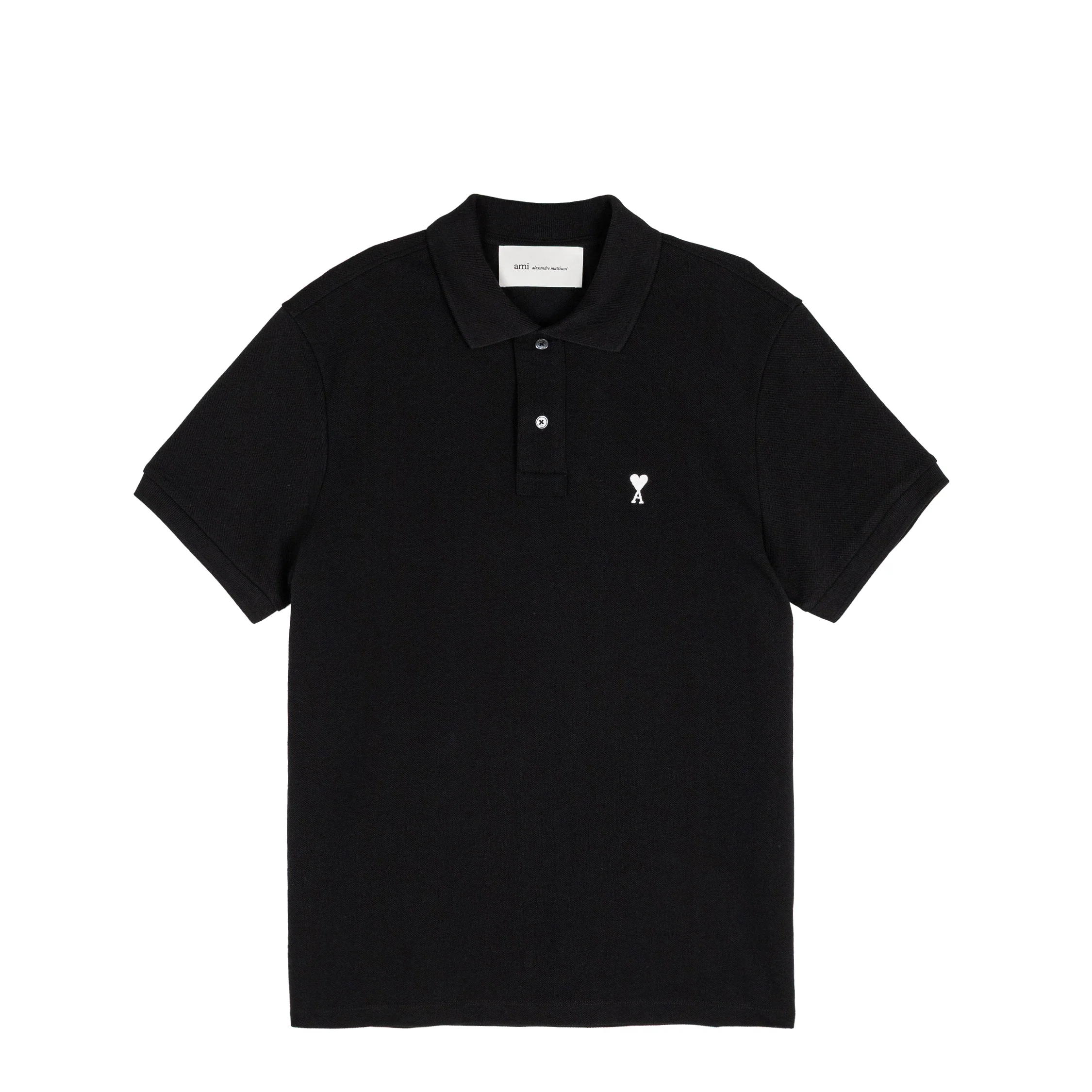 AMI Paris	Short Sleeve Ami De Coeur Polo Shirt