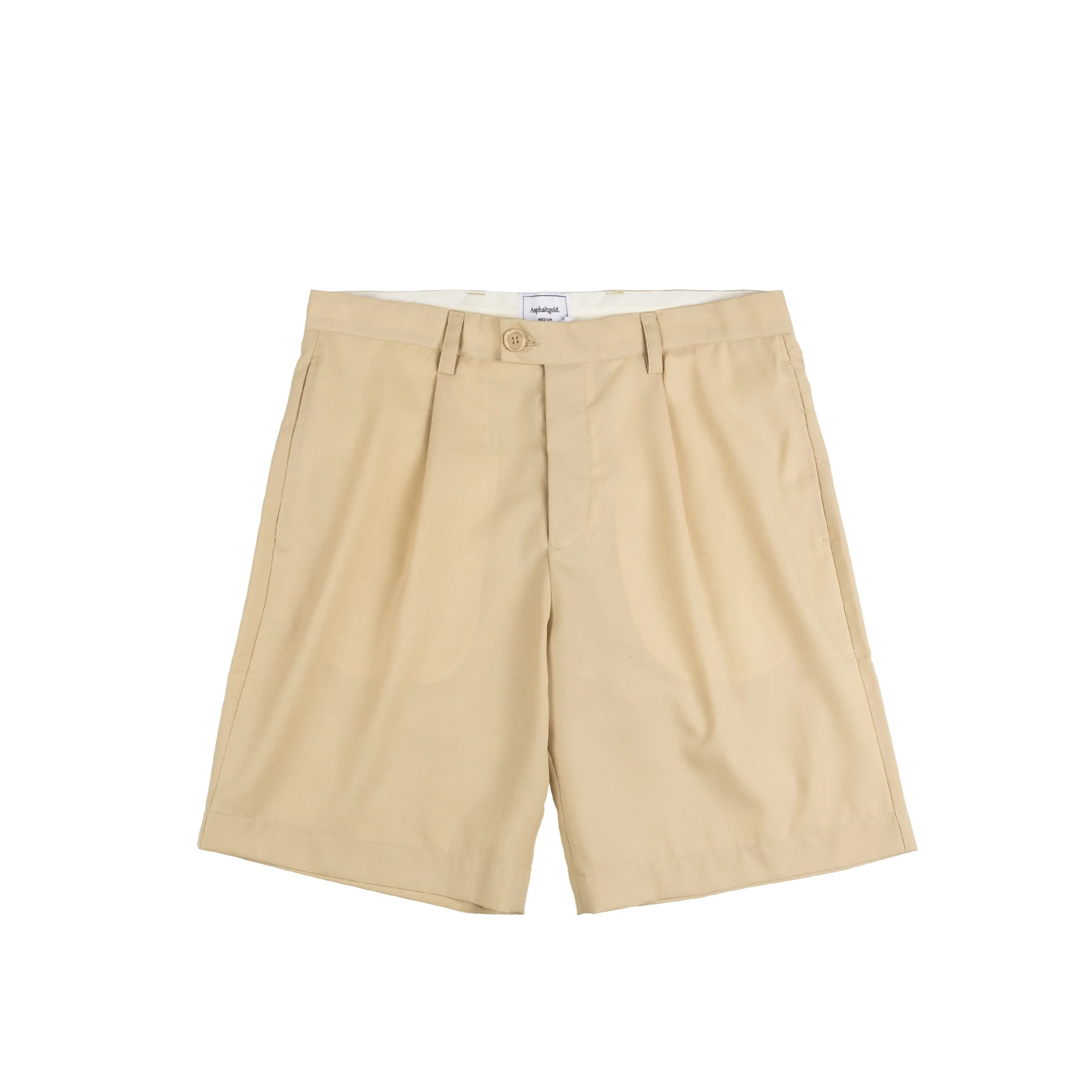 Asphaltgold Pleated Shorts