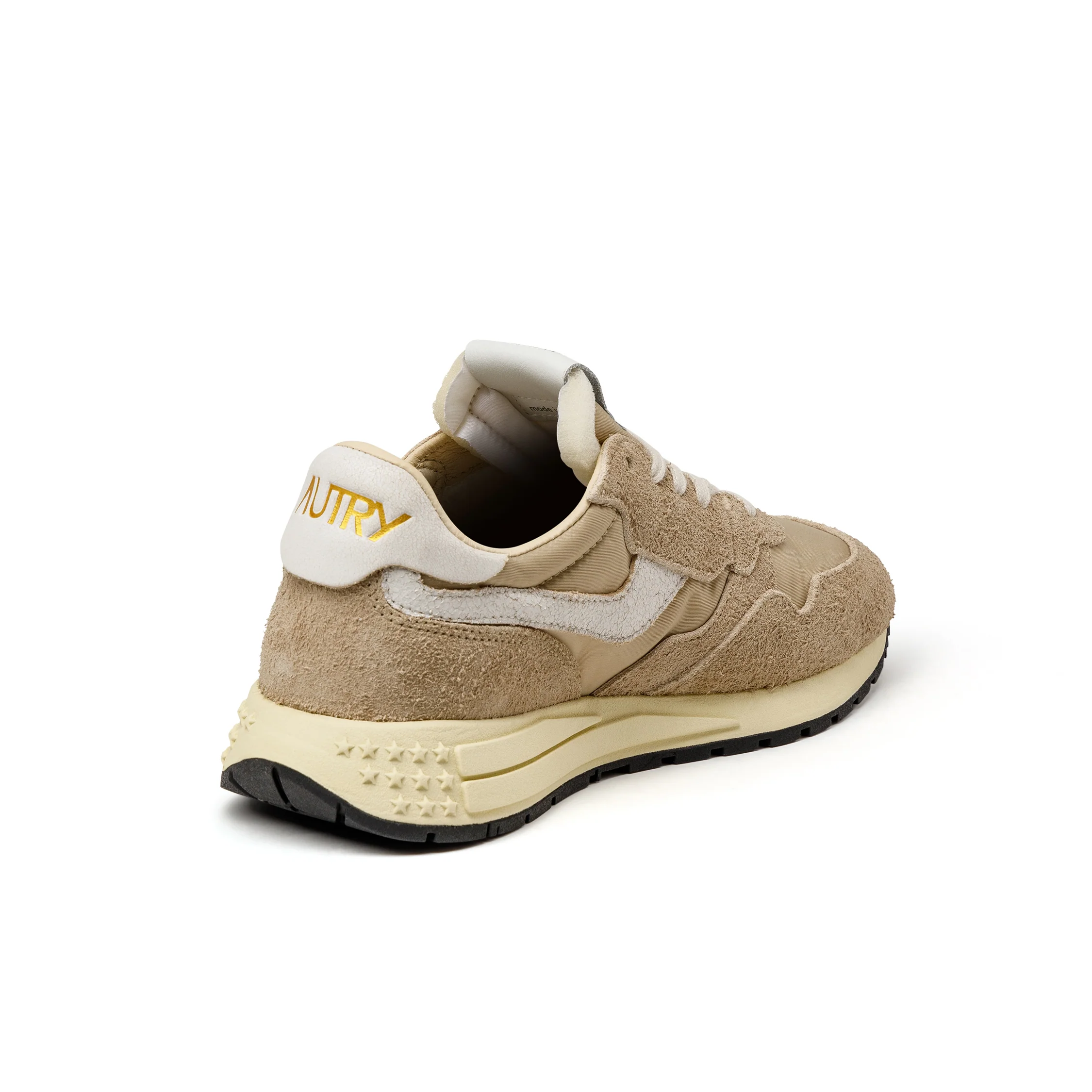 Autry Reelwind Low W *Nylon / Hairy Suede / Cracked Leather* - Image 3