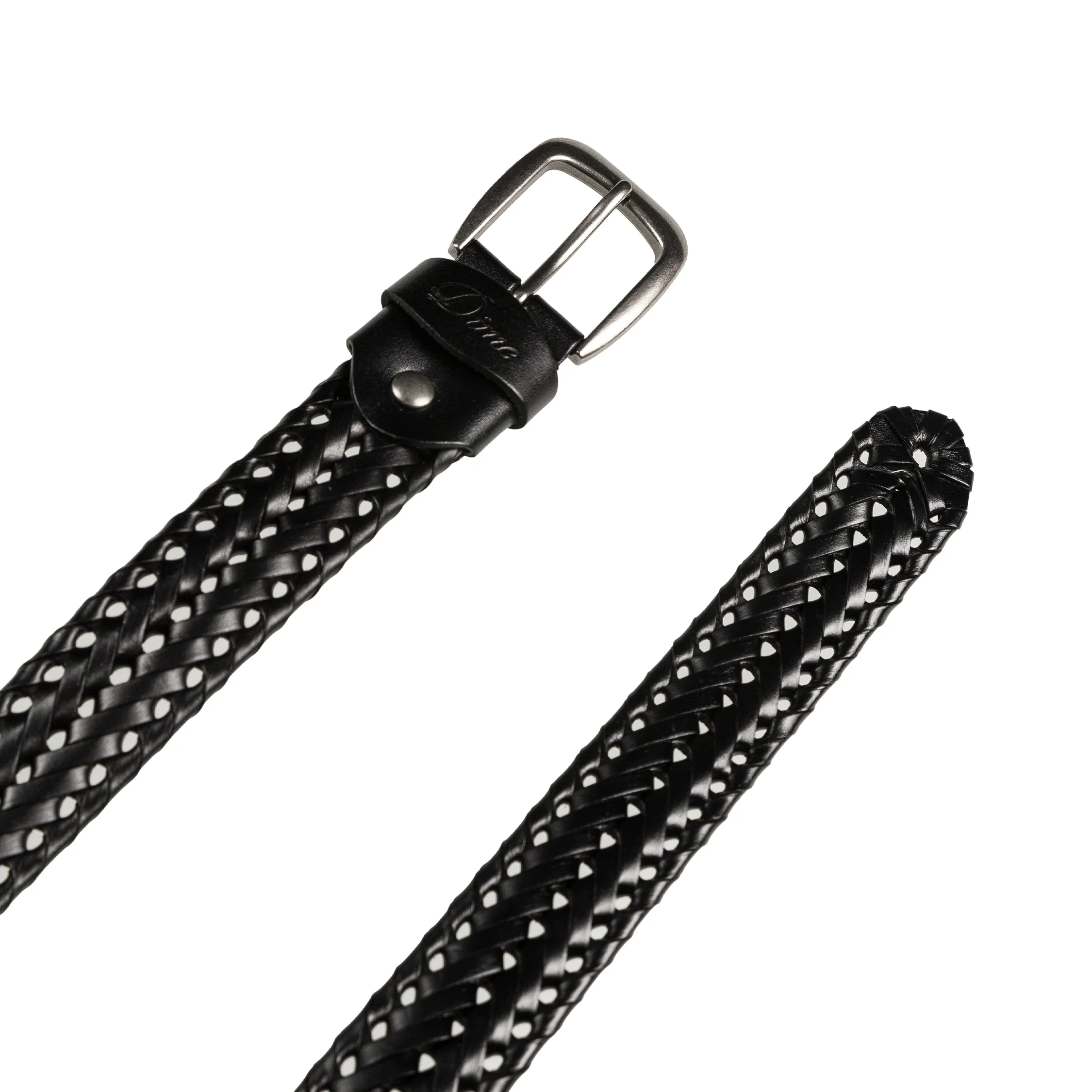 Dime Braided Leather Belt - Image 2