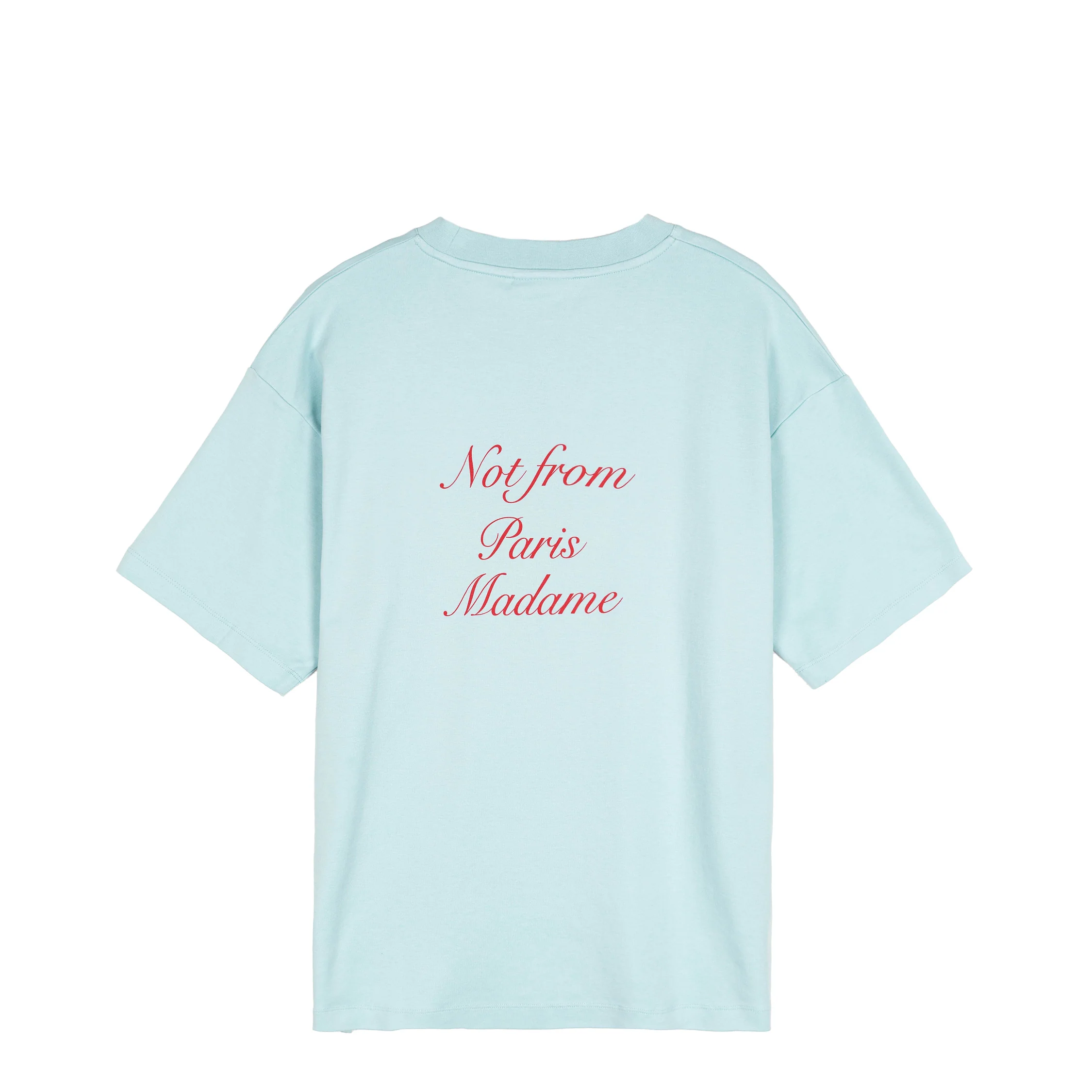 Drole de Monsieur Le T-Shirt Slogan Calligraphy