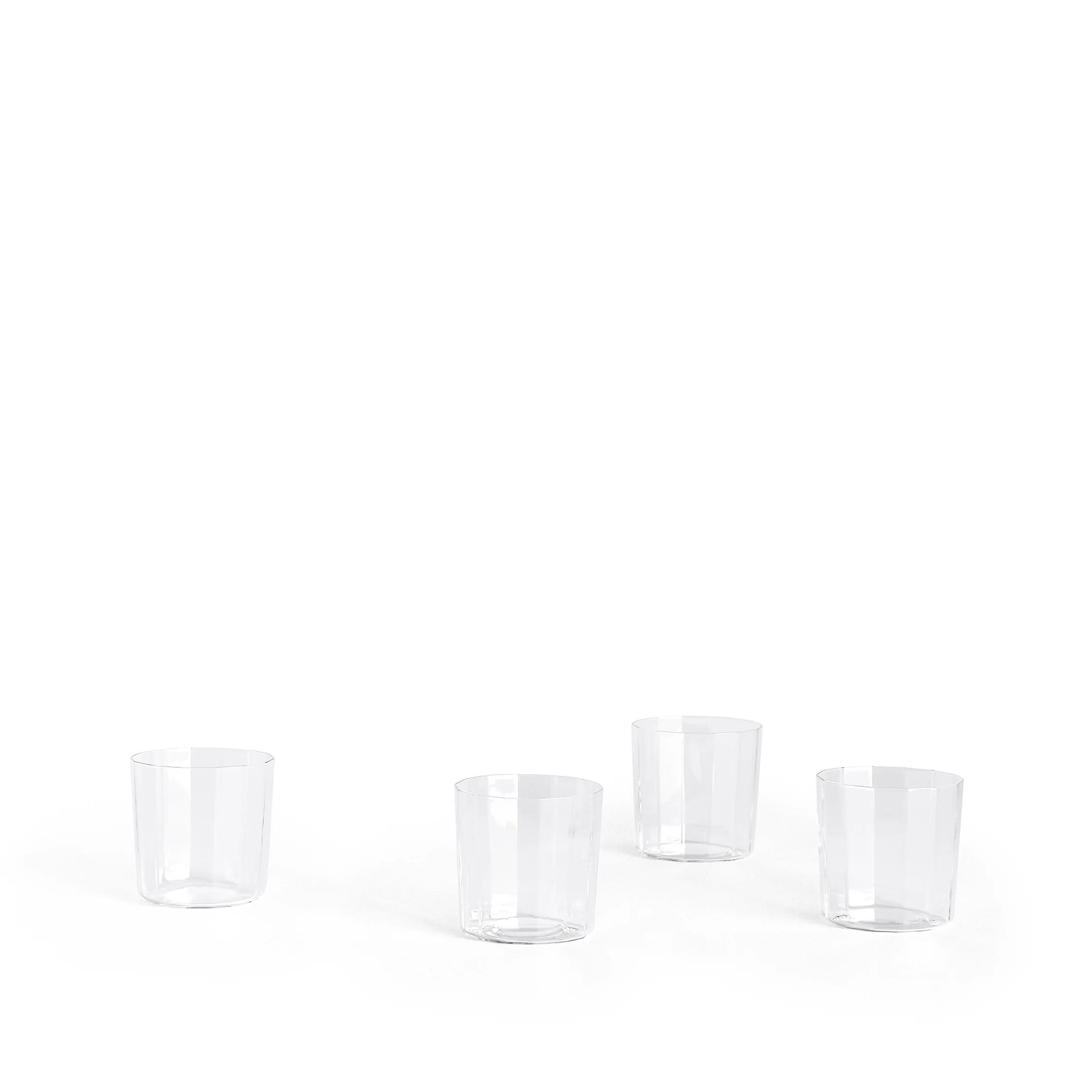 HAY Angle Glass-Set of 4 Wide 7,5cm