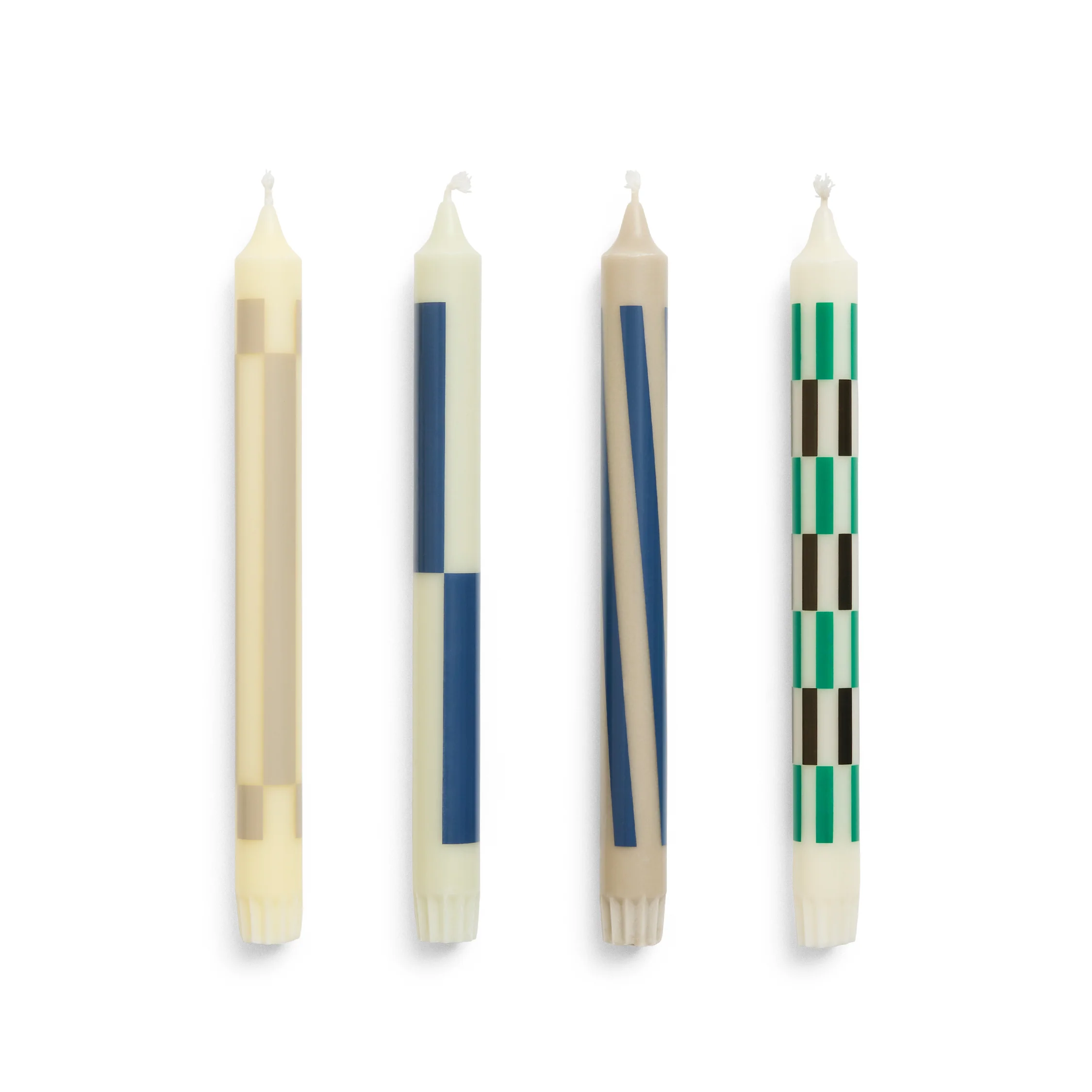 HAY Pattern Candle Set of 4