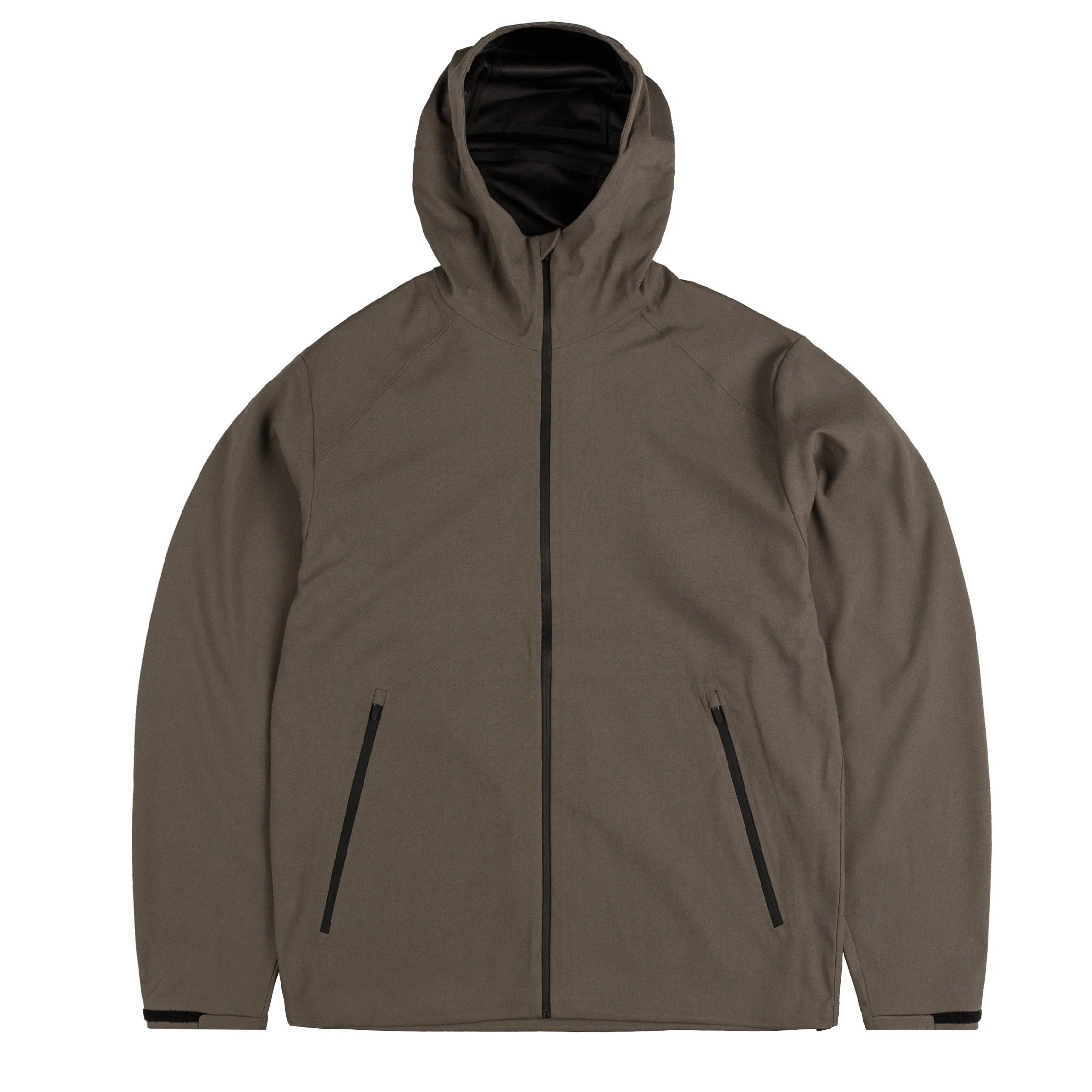 Hiking Patrol Waypoint Texture Hooded Jacket