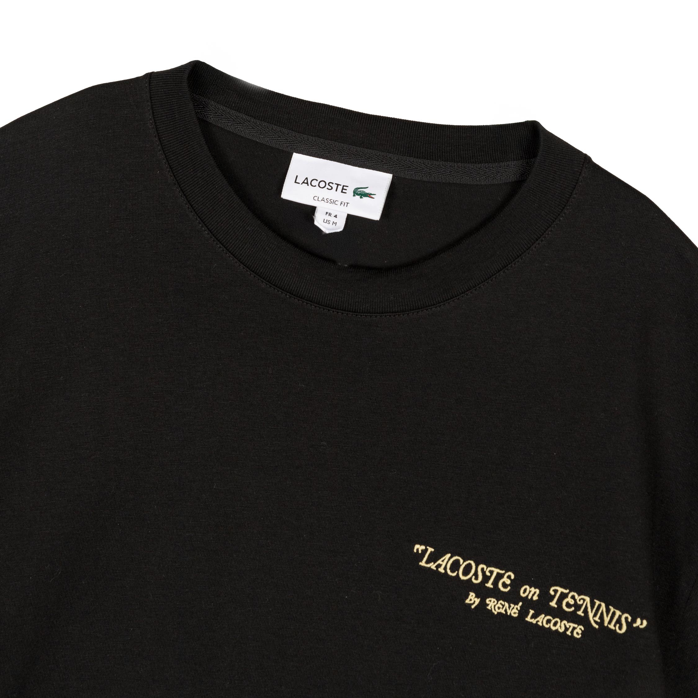 Lacoste Embroidered Cotton T-Shirt - Image 3