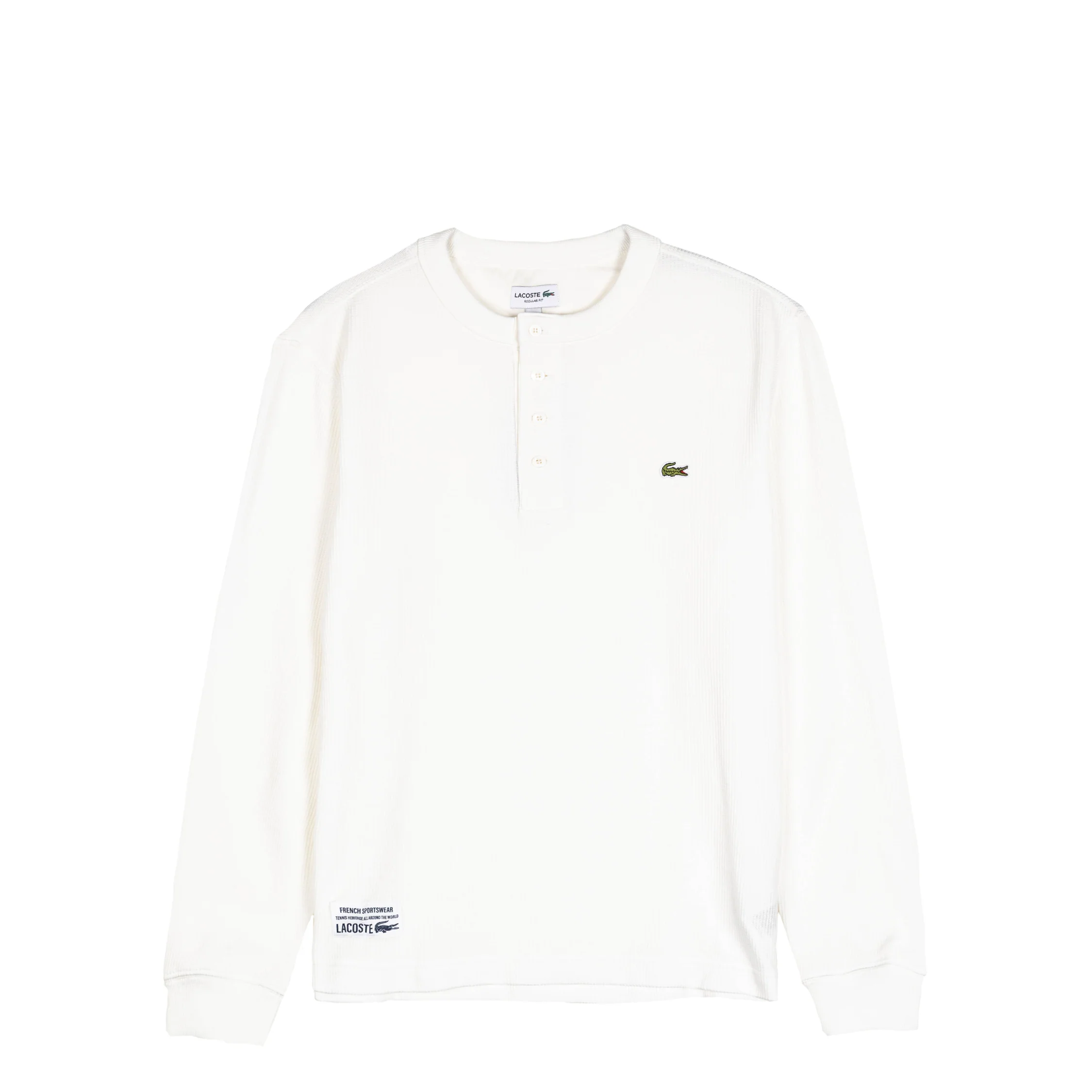 Lacoste Waffle Knit Henley T-Shirt