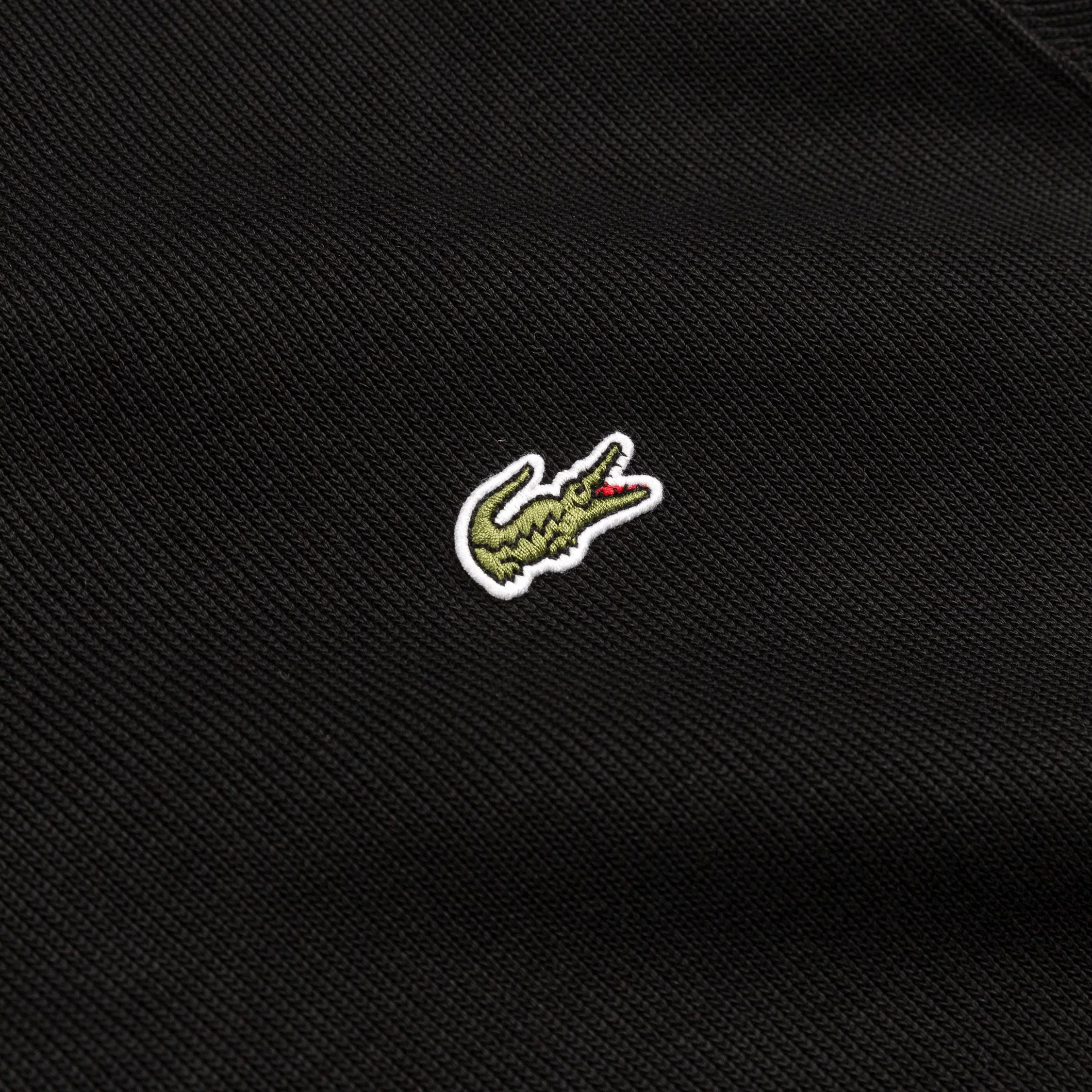 Lacoste Zippered Stand Up Collar Cotton Sweatshirt - Image 3