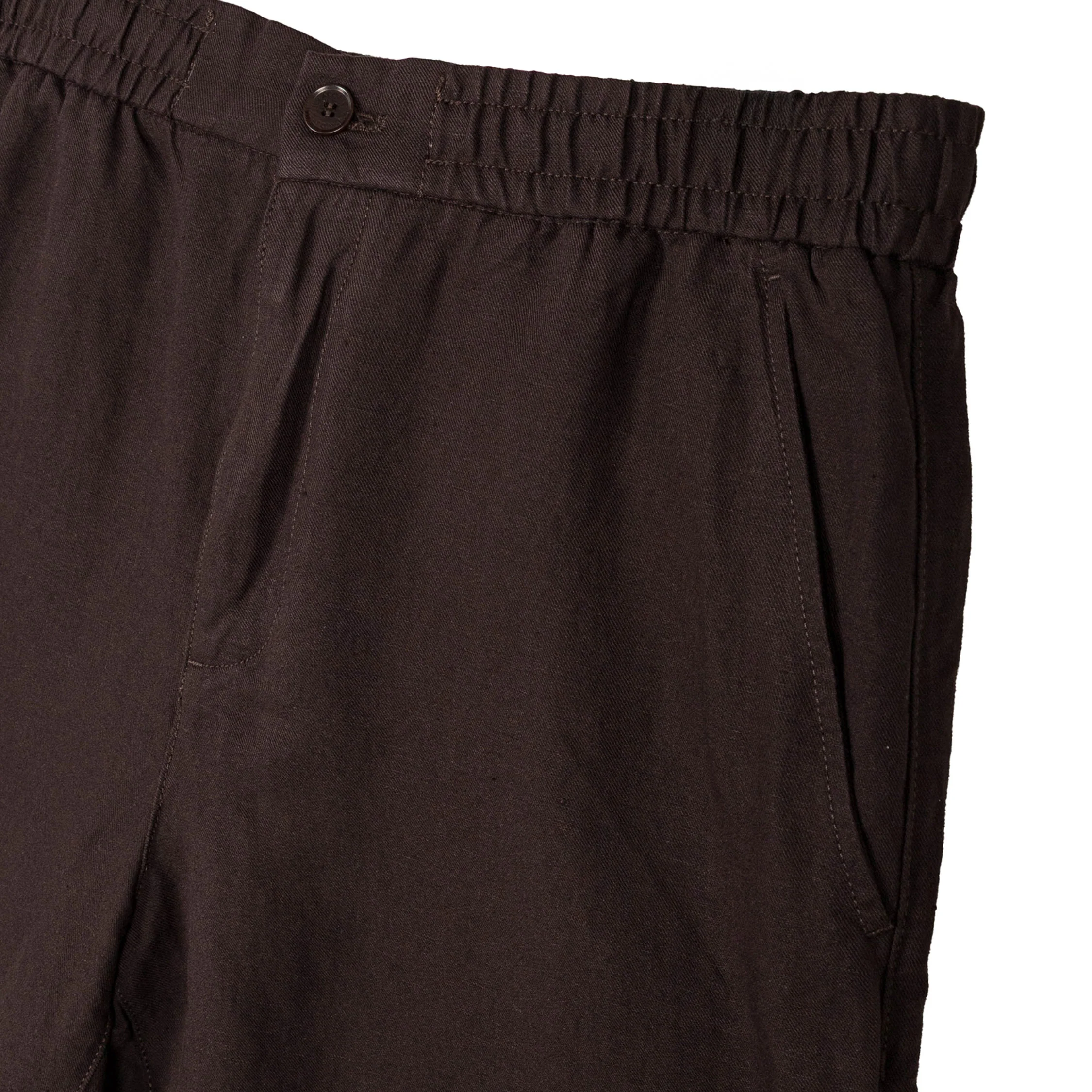 Lacoste	Linen Blend Twill Shorts - Image 3