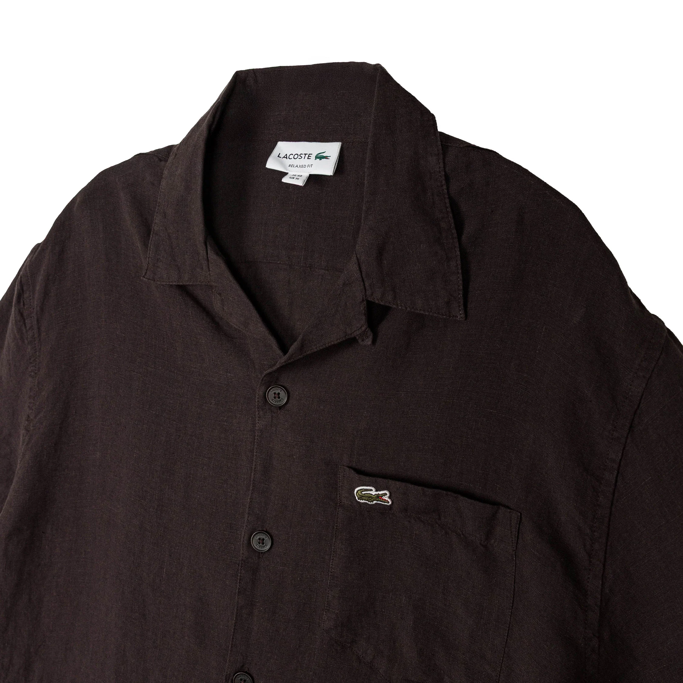 Lacoste Relaxed Fit Linen Shirt - Image 2