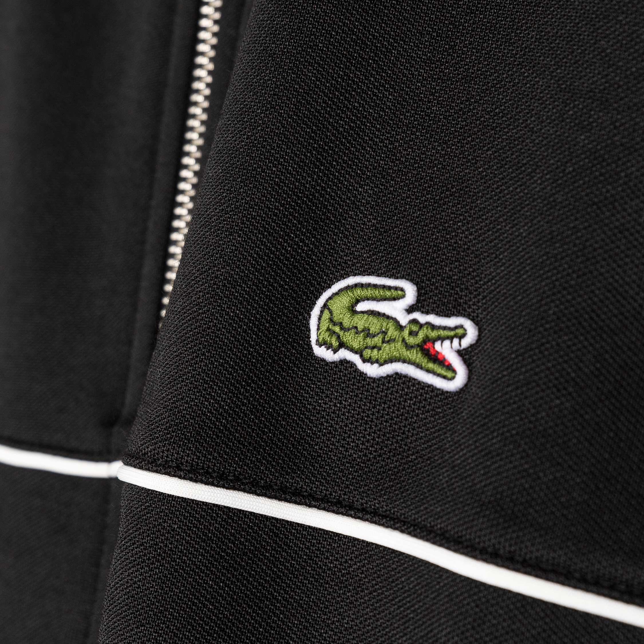 Lacoste	Trim Accent Zipped Sweatshirt - Image 3
