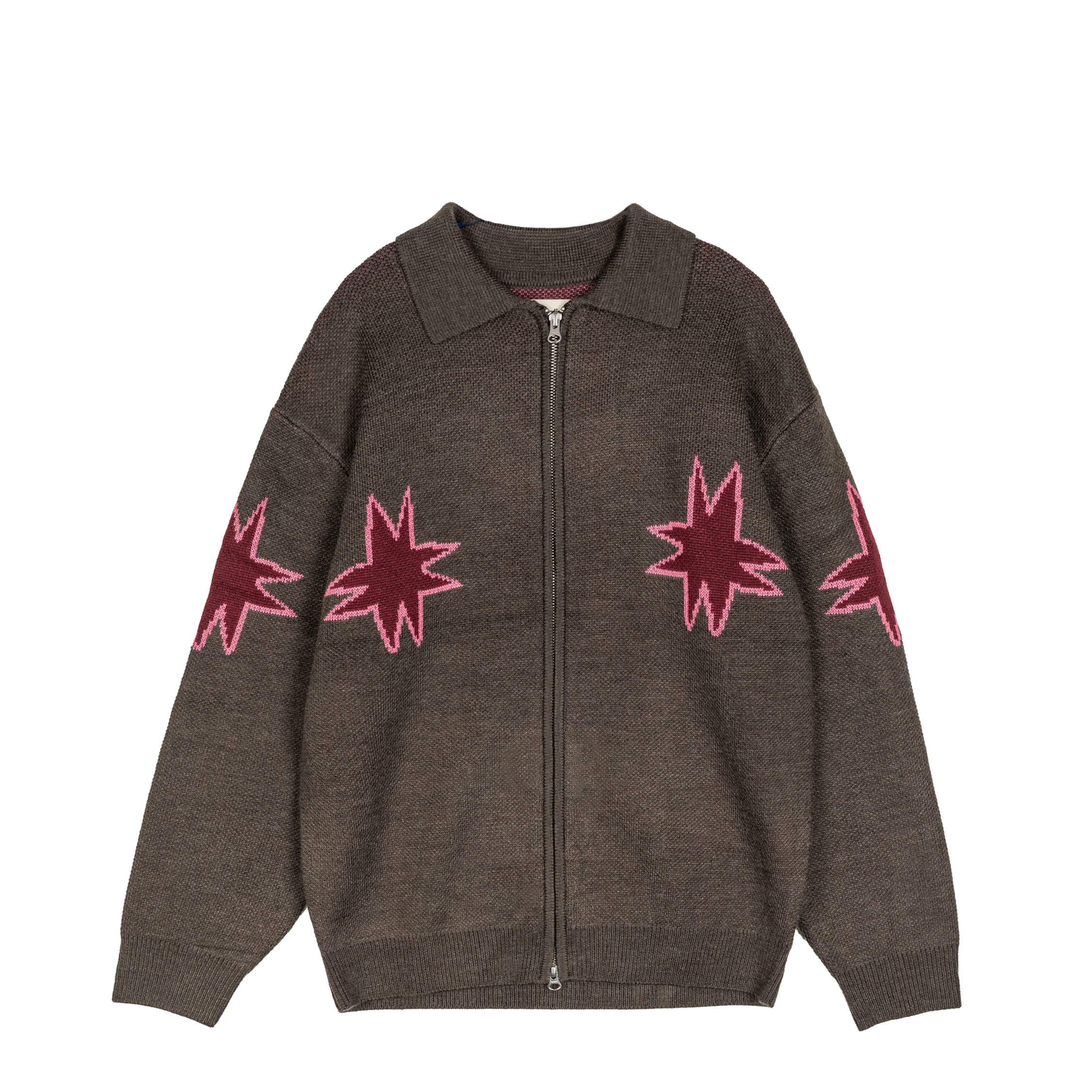Metalwood Kiki Zip Knit Longsleeve Polo
