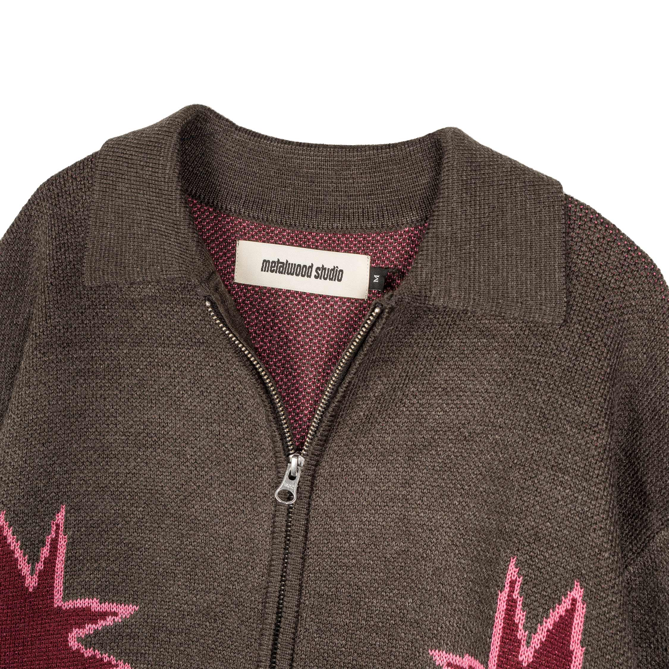Metalwood Kiki Zip Knit Longsleeve Polo - Image 3