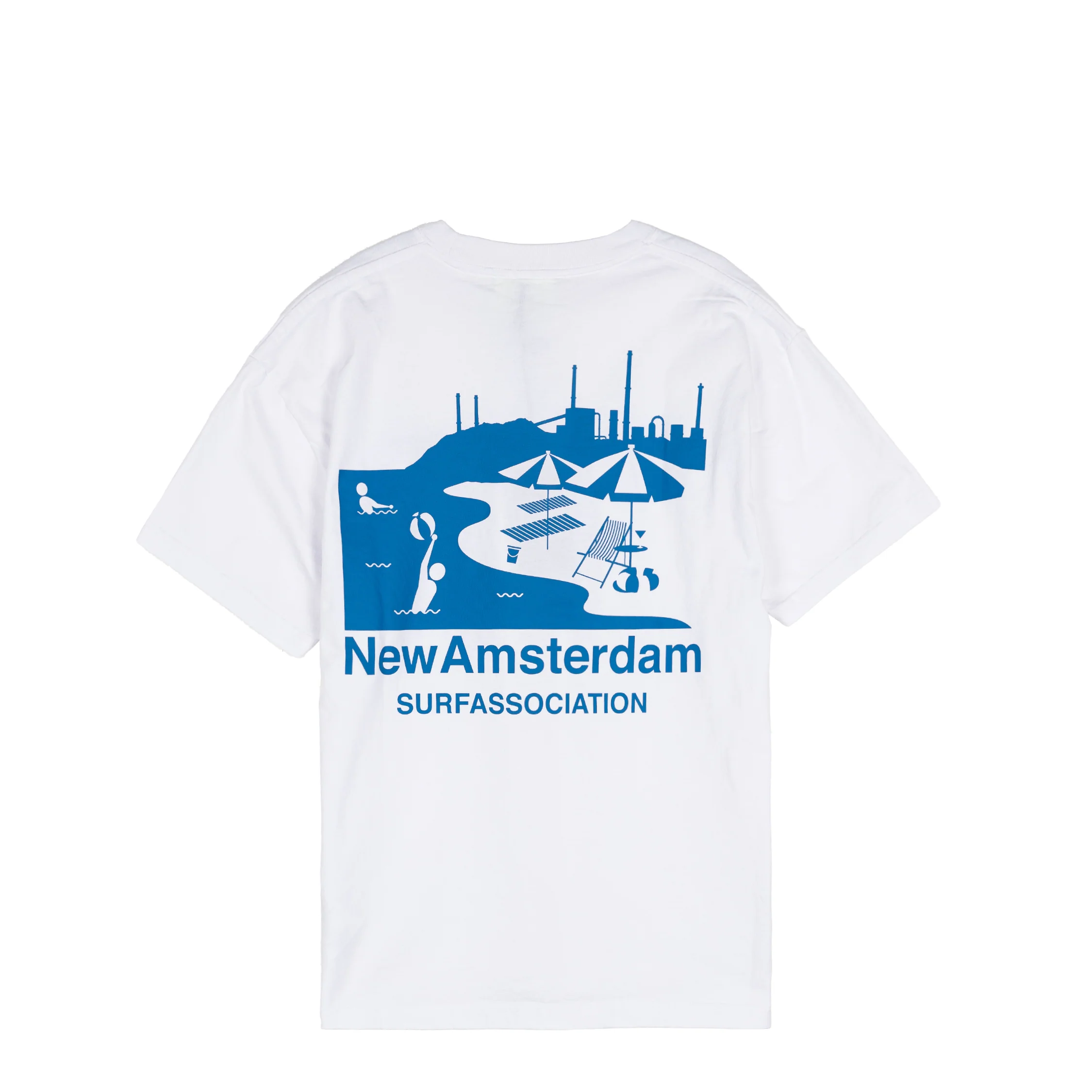 New Amsterdam Surf Association Beach Sign Tee