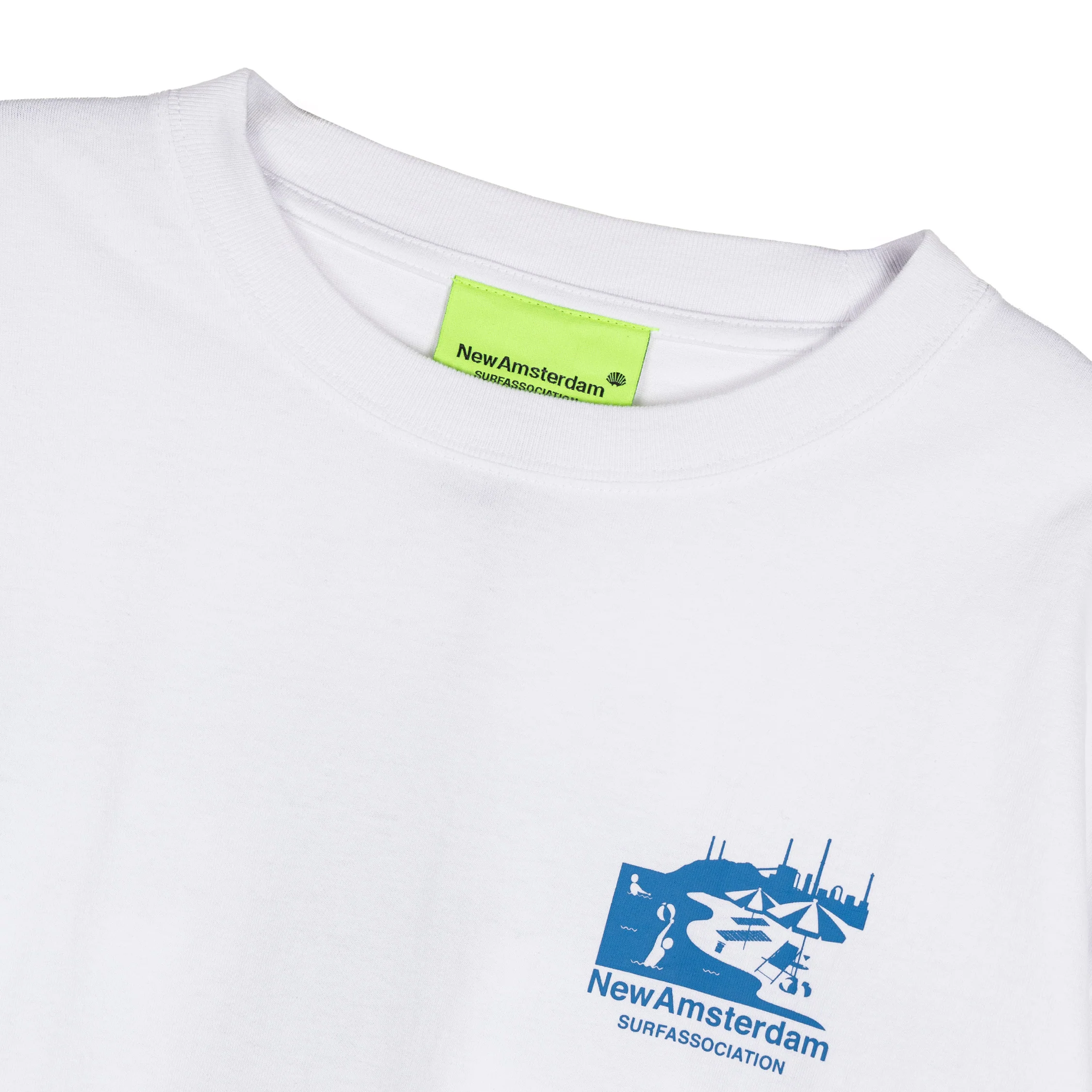 New Amsterdam Surf Association Beach Sign Tee - Image 3