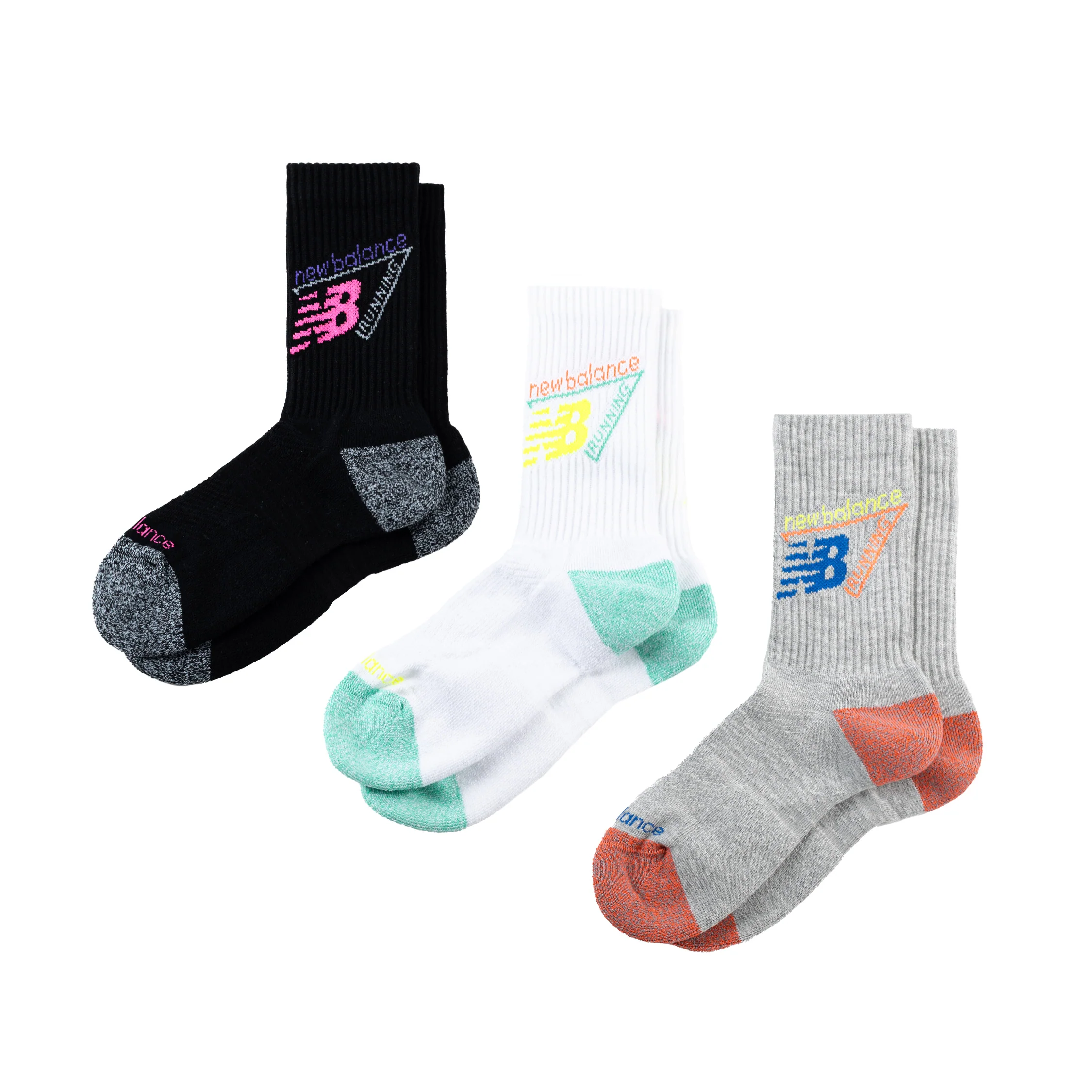 New Balance Active Graphic Crew Socks 3 Pack