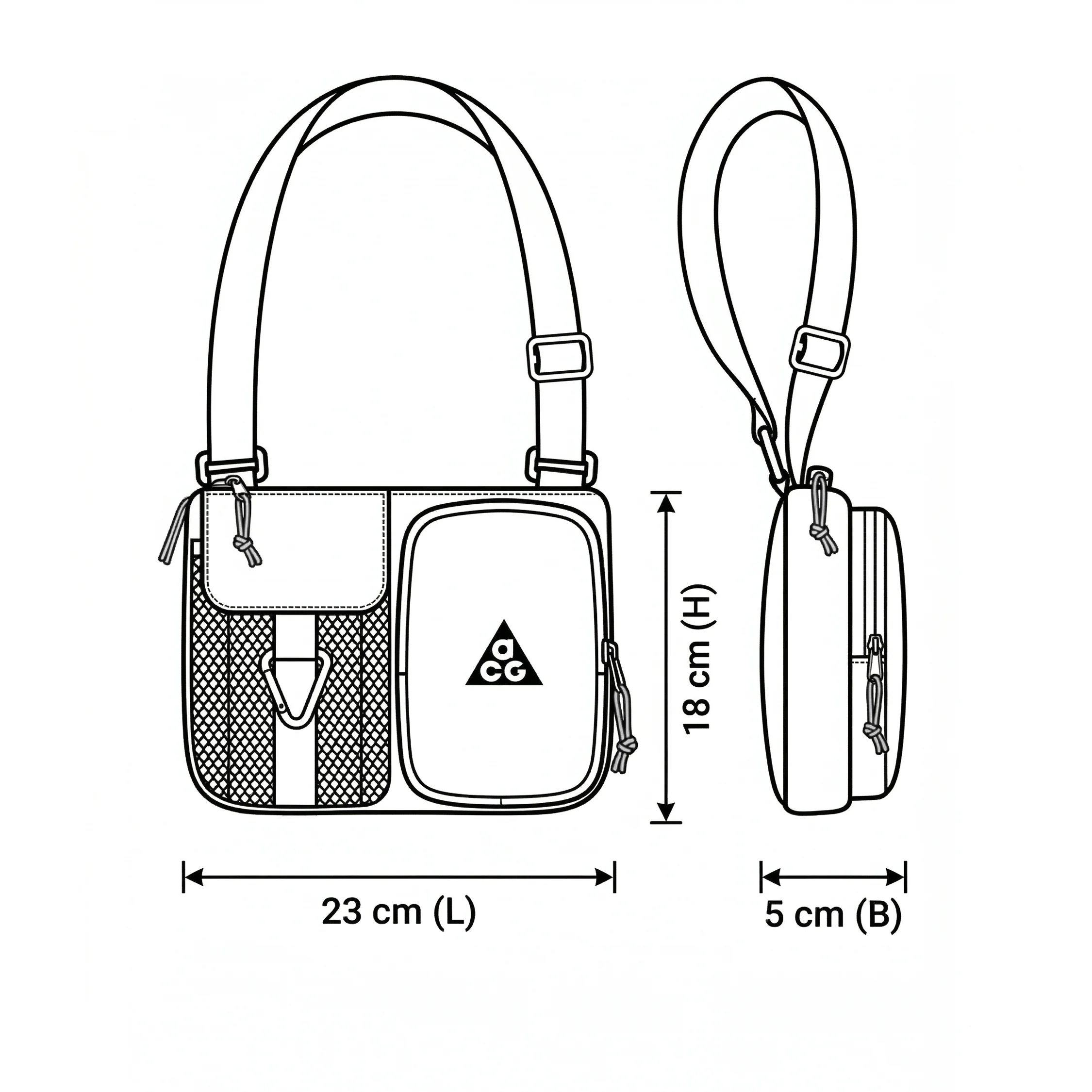 Nike	ACG "Daymax" Crossbody Bag (3L) - Image 7