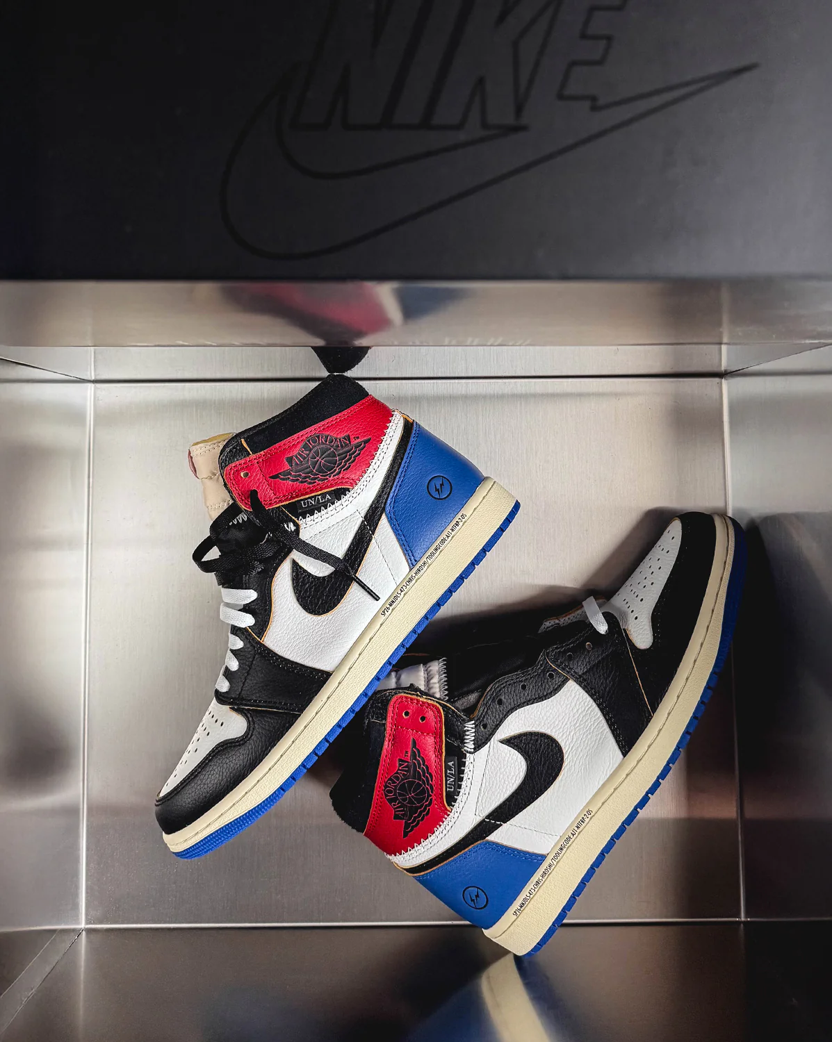 Nike x Fragment x Union LA Air Jordan 1 Retro High OG SP - Image 5