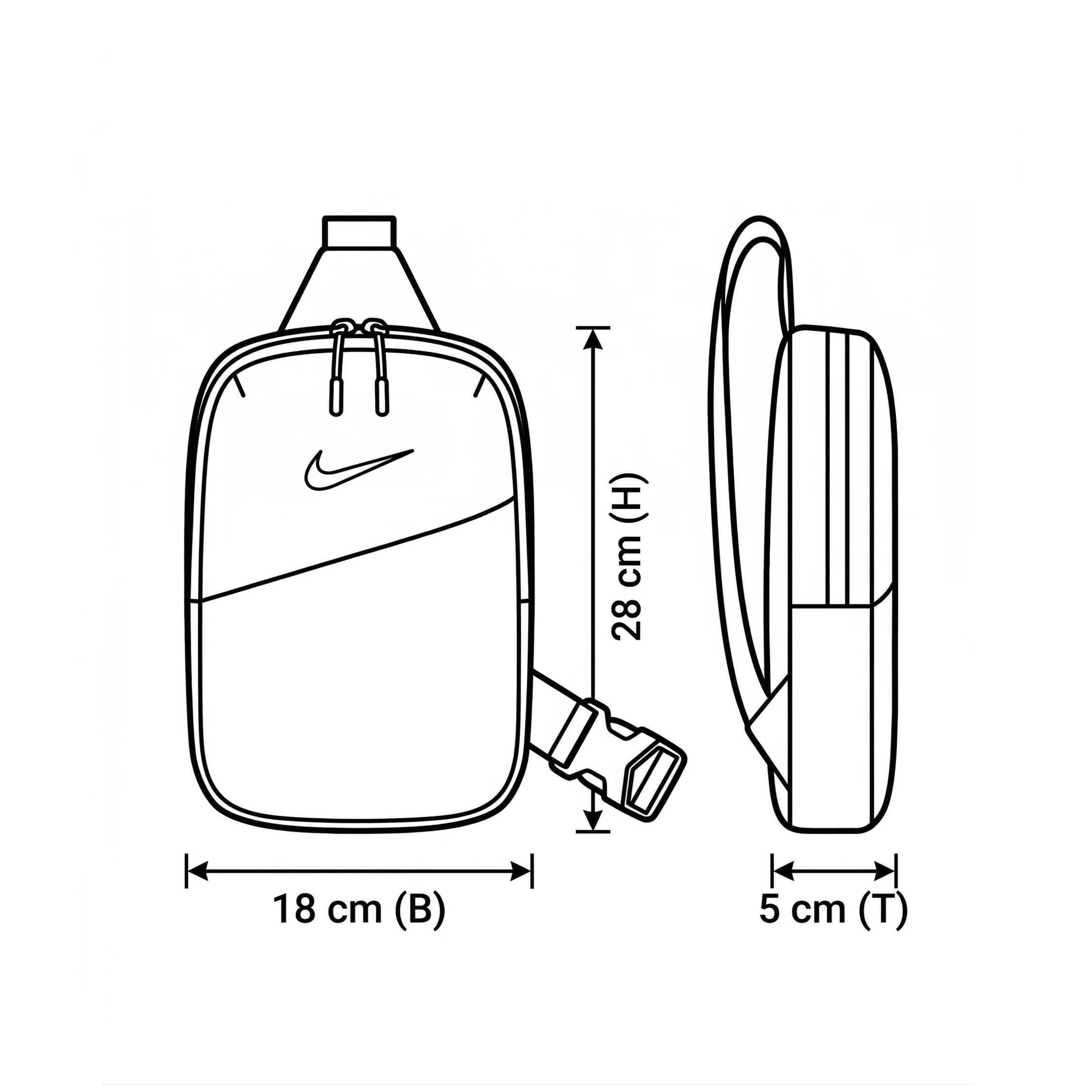 Nike Aura Crossbody Bag - Image 5
