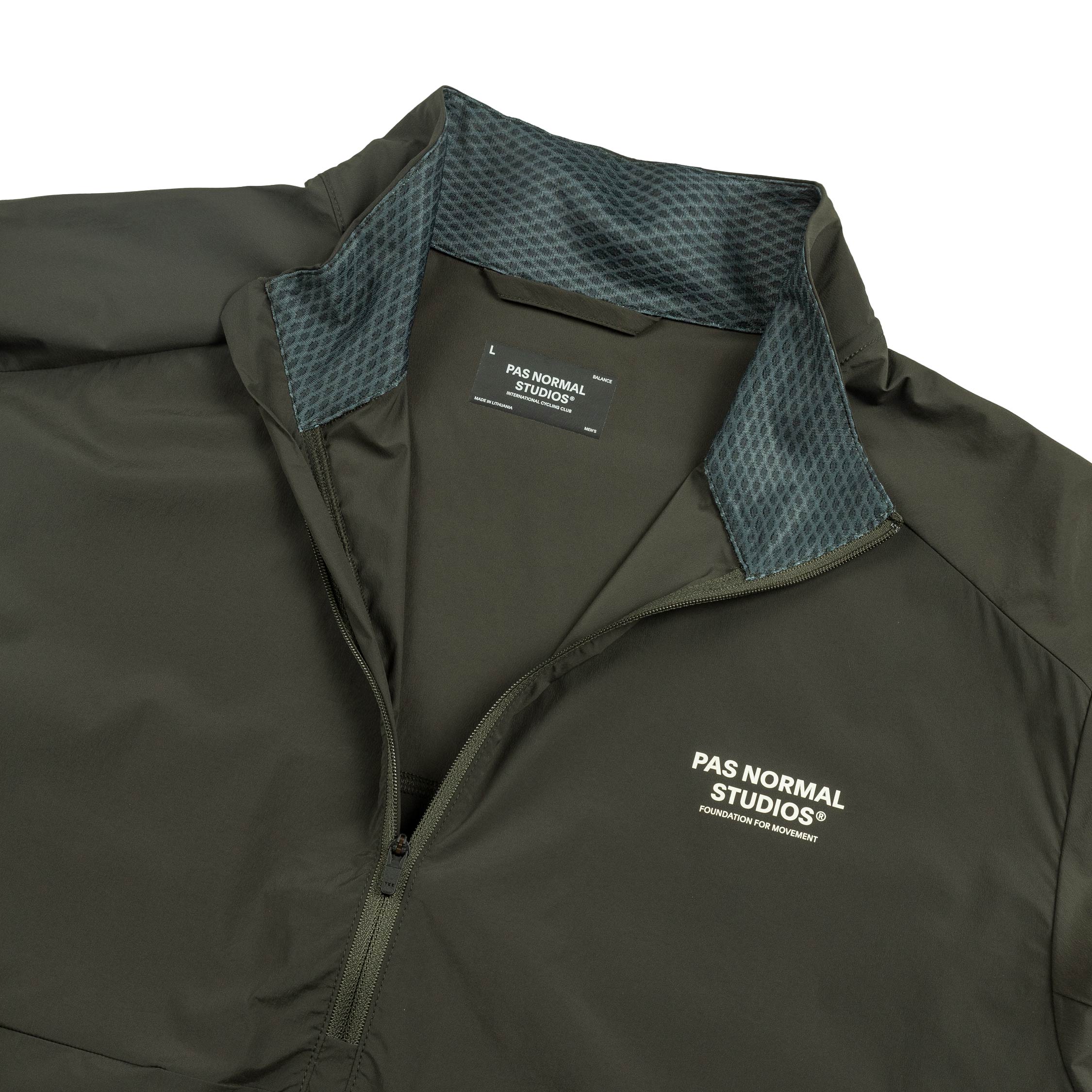 Pas Normal Studios	Balance Half Zip Jacket *No Distance Left To Run* - Image 4