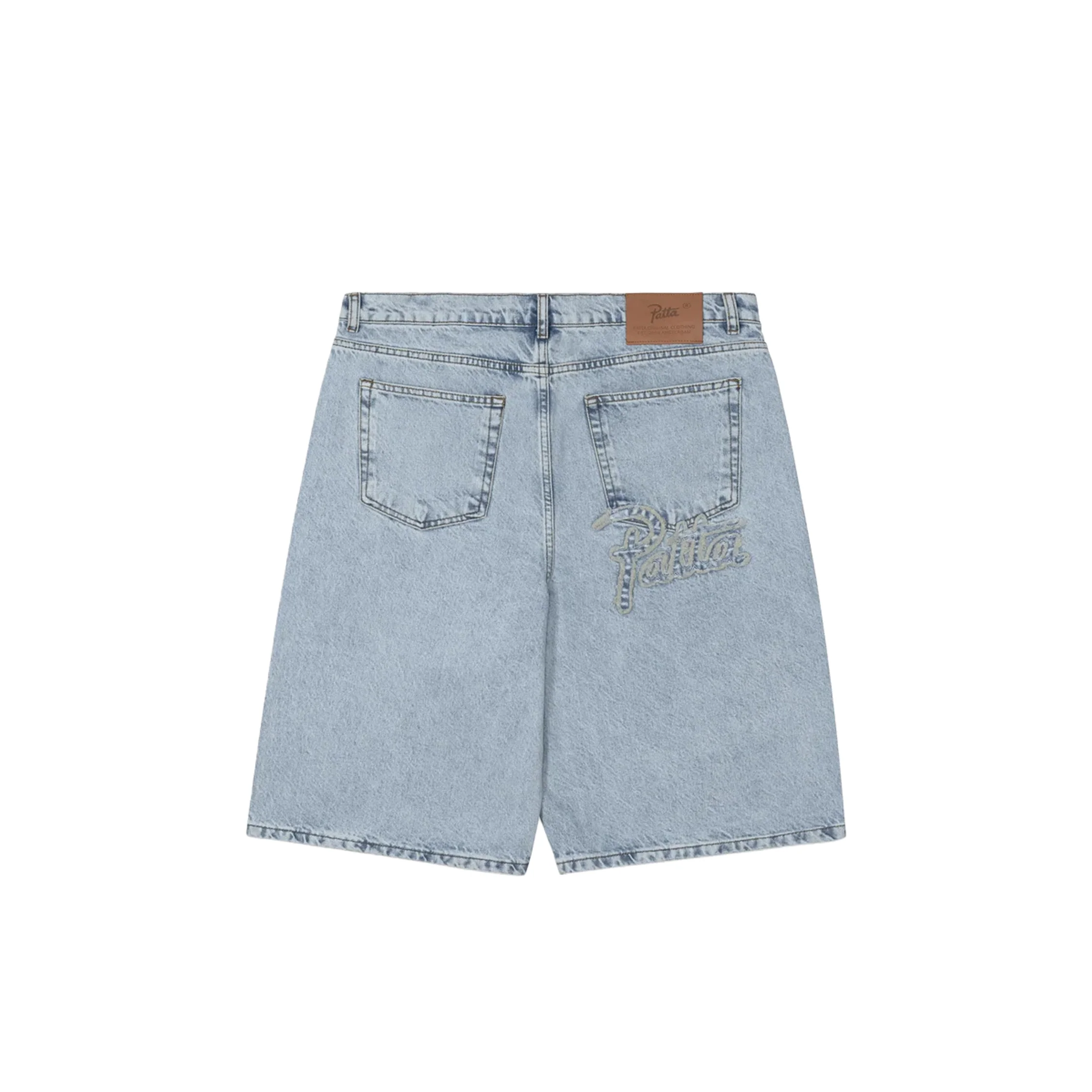 Patta Light Wash Denim Shorts