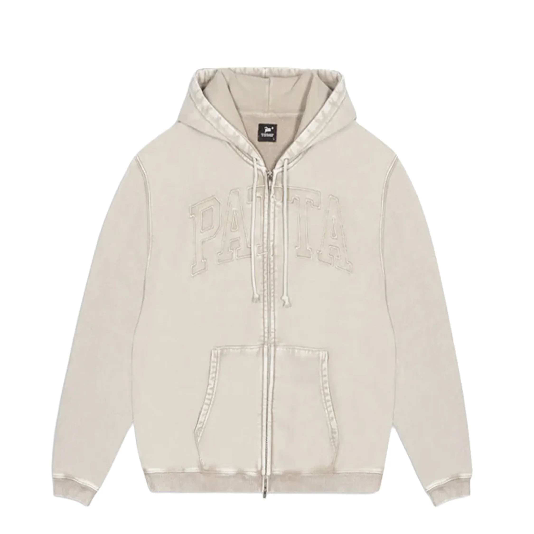 Patta Loopback Logo Zip Hooded Sweater