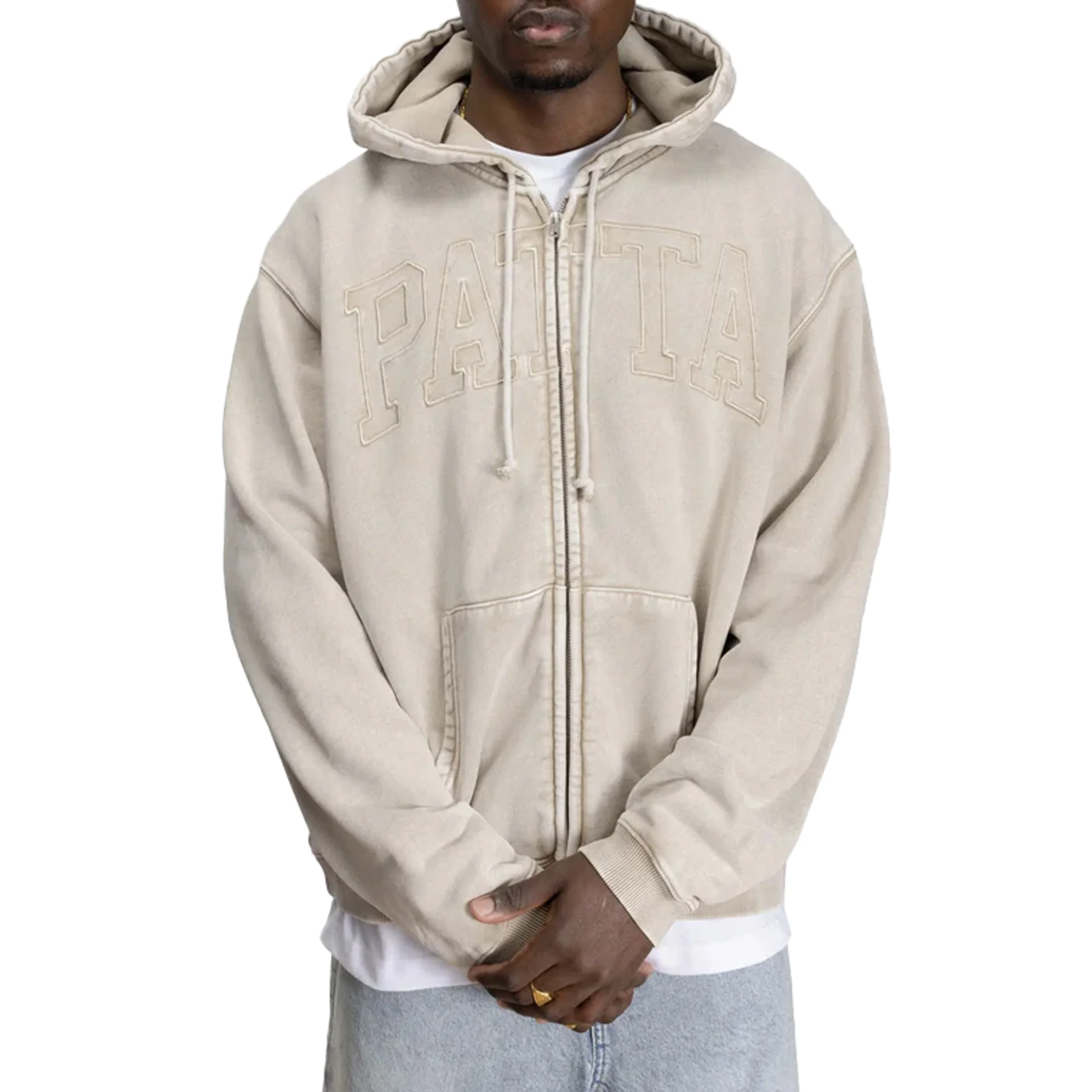 Patta Loopback Logo Zip Hooded Sweater - Image 8