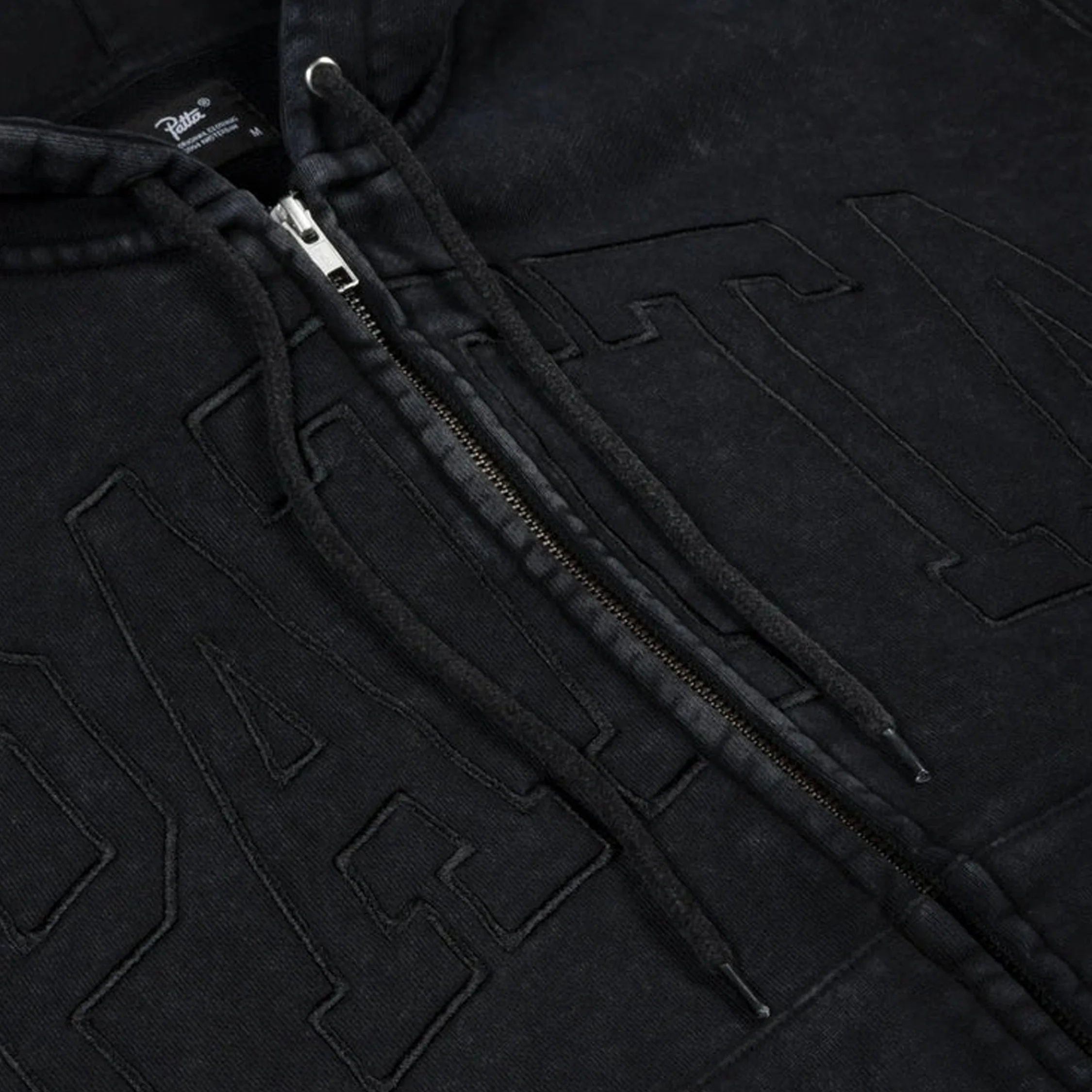 Patta Loopback Logo Zip Hooded Sweater - Image 2
