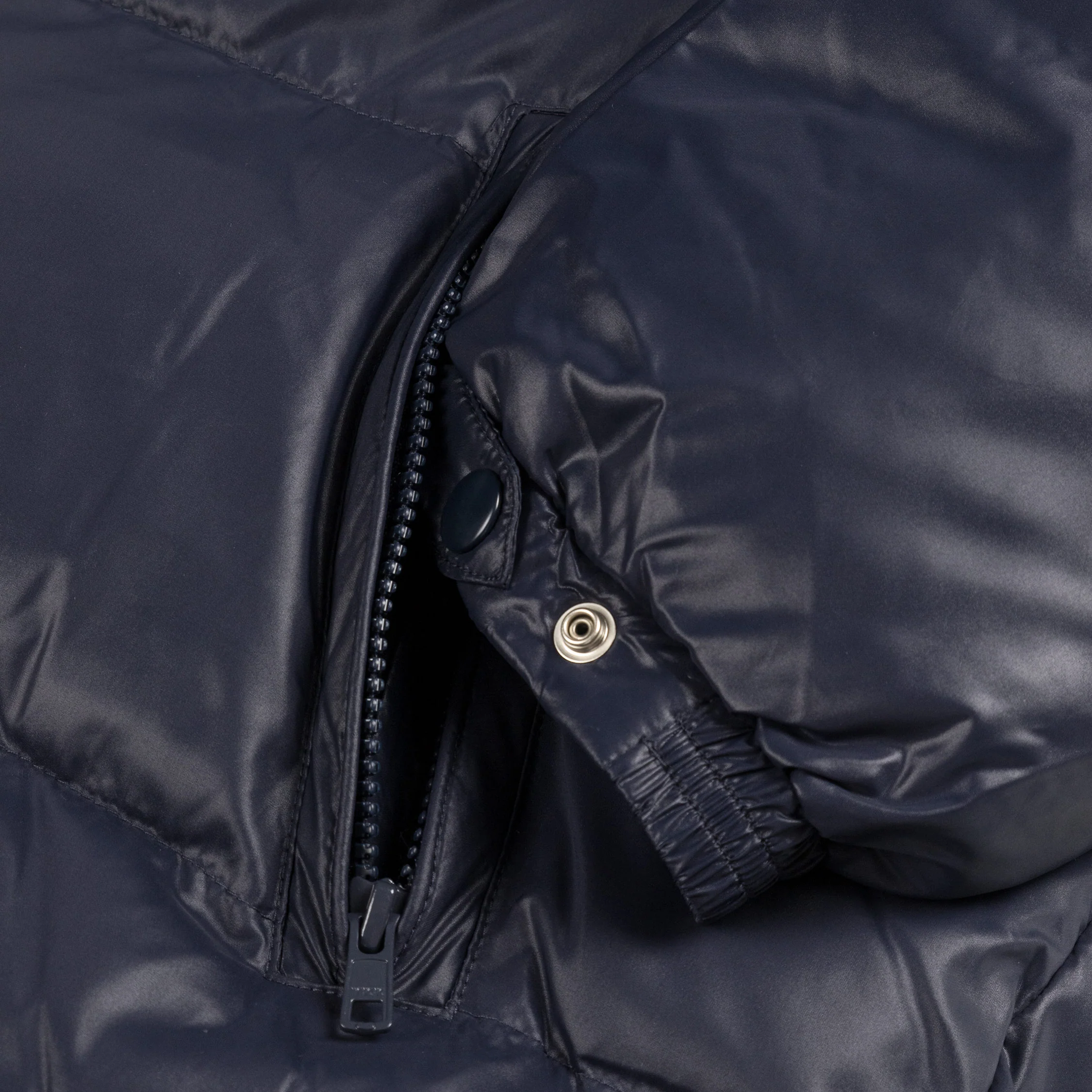 Patta Quilted Script Logo Puffer Jacket - Image 4