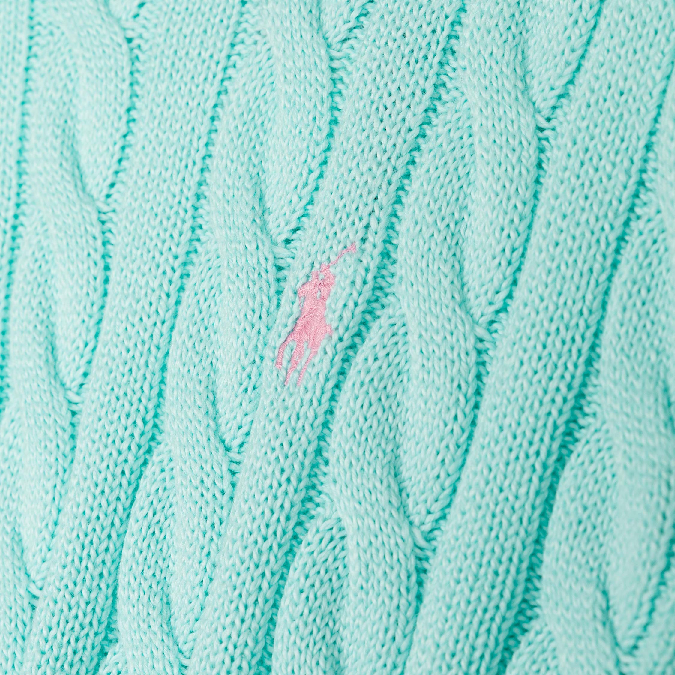 Polo Ralph Lauren Cable-Knit Cotton Quarter-Zip Jumper - Image 3