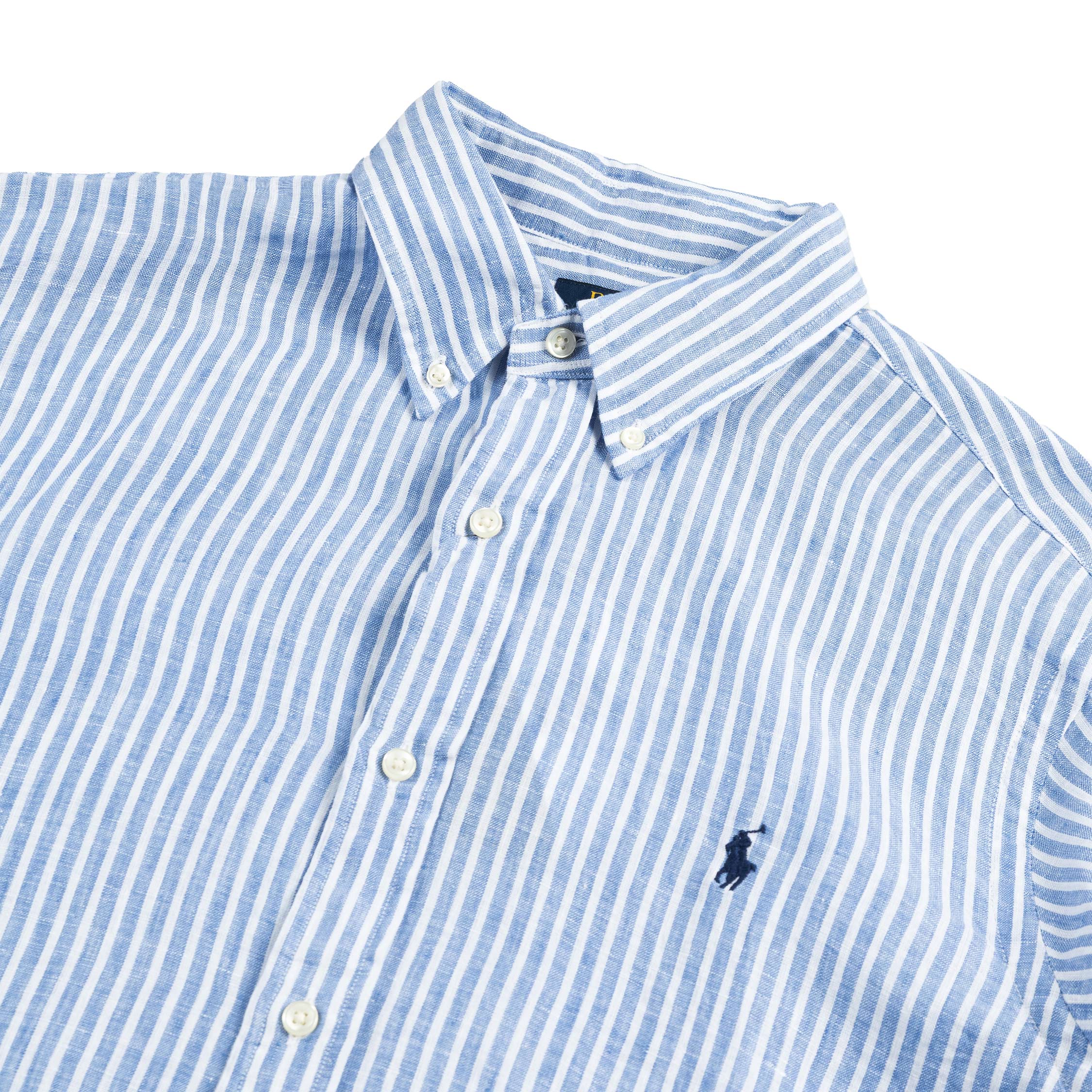 Polo Ralph Lauren Custom Fit Striped Linen Shirt - Image 2