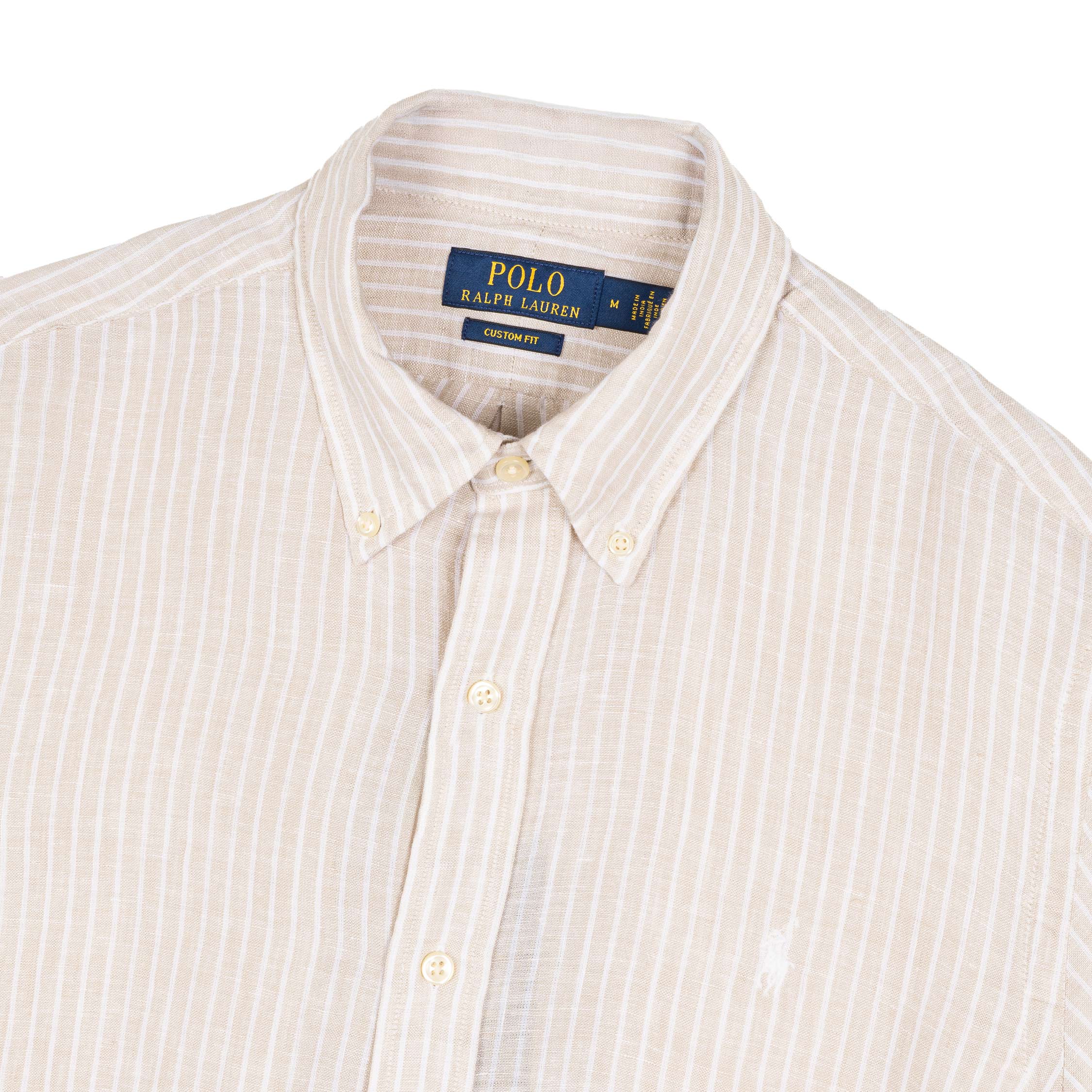 Polo Ralph Lauren Custom Fit Striped Linen Shirt - Image 2