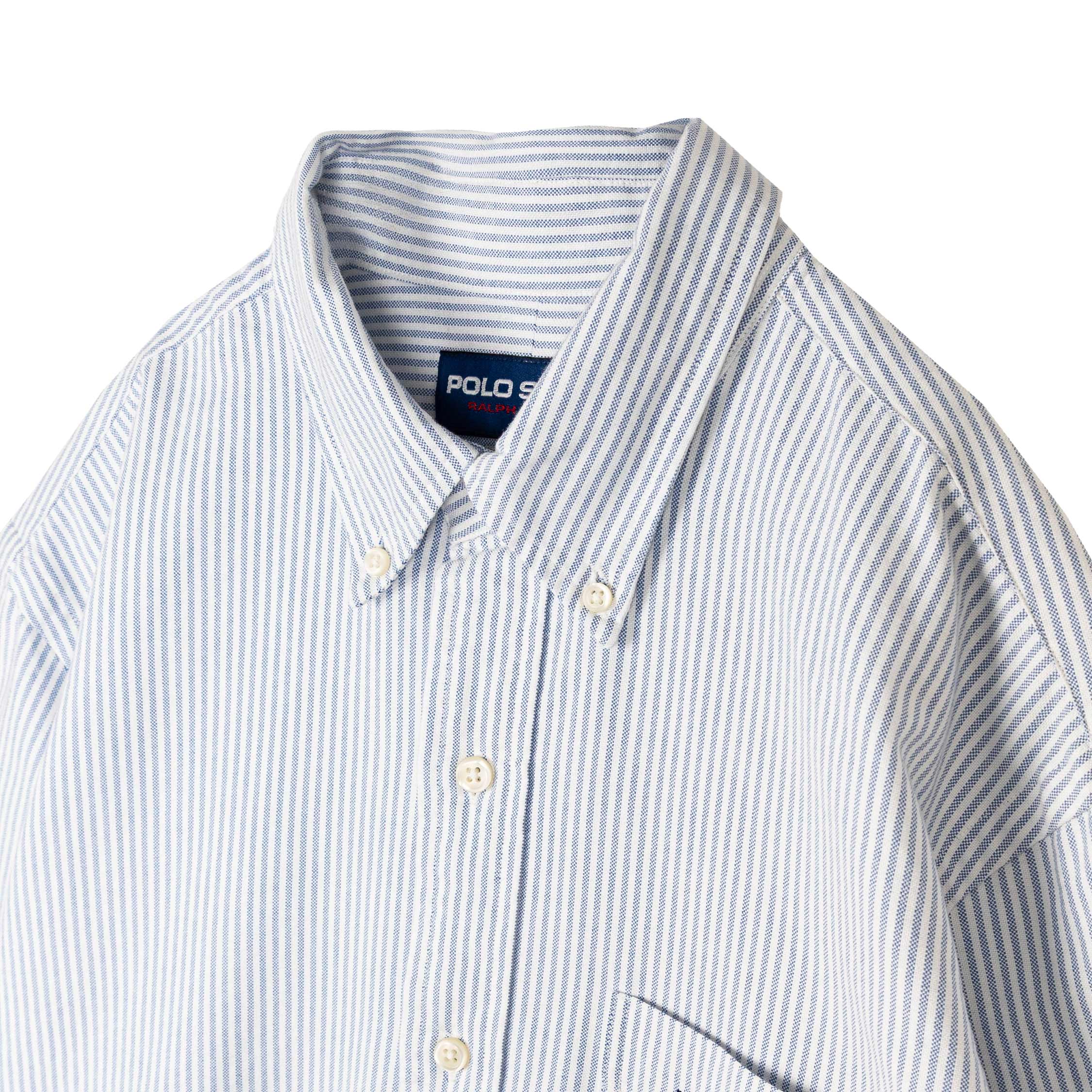 Polo Ralph Lauren Custom Fit Striped Oxford Shirt - Image 2
