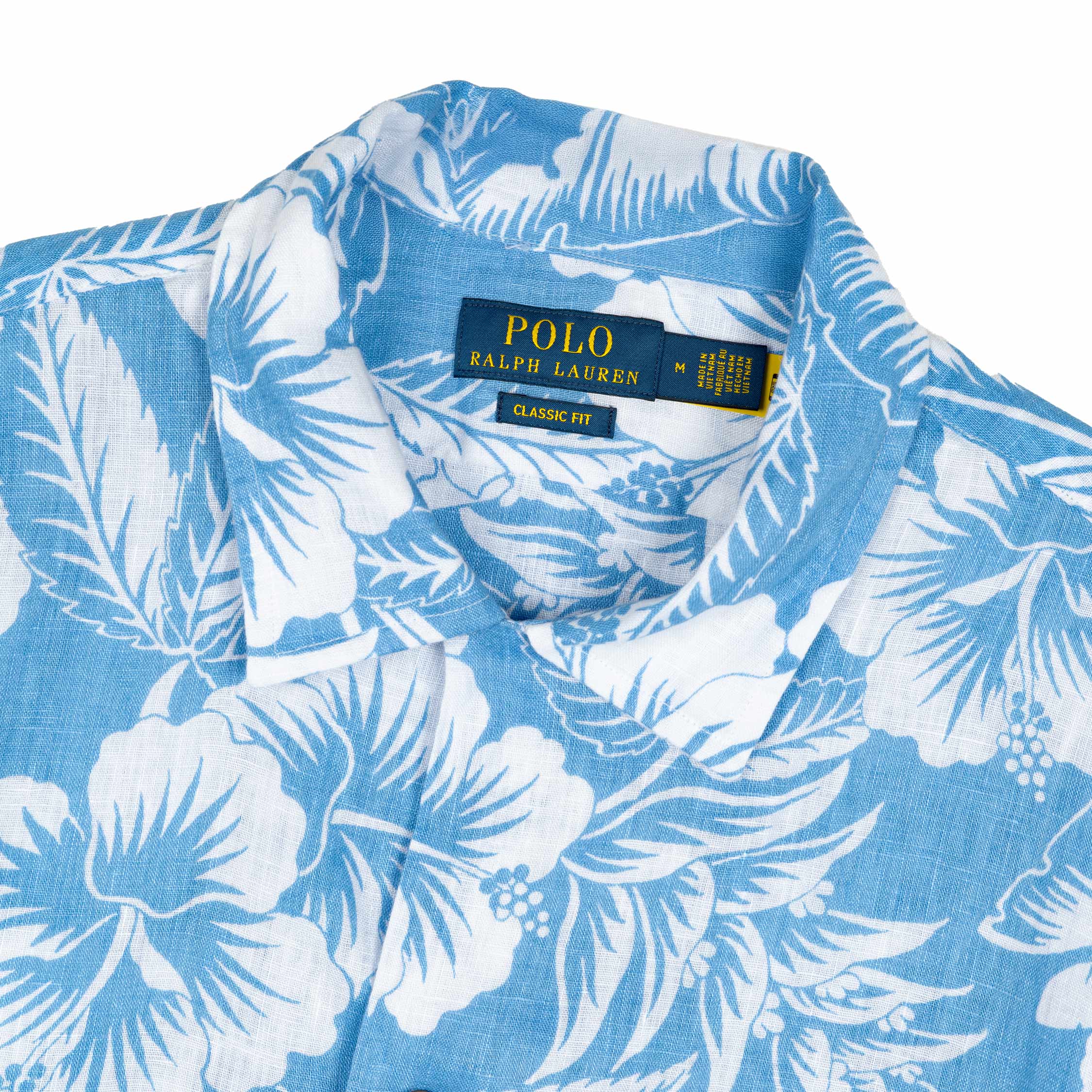 Polo Ralph Lauren Tropical-Print Linen Shirt - Image 4