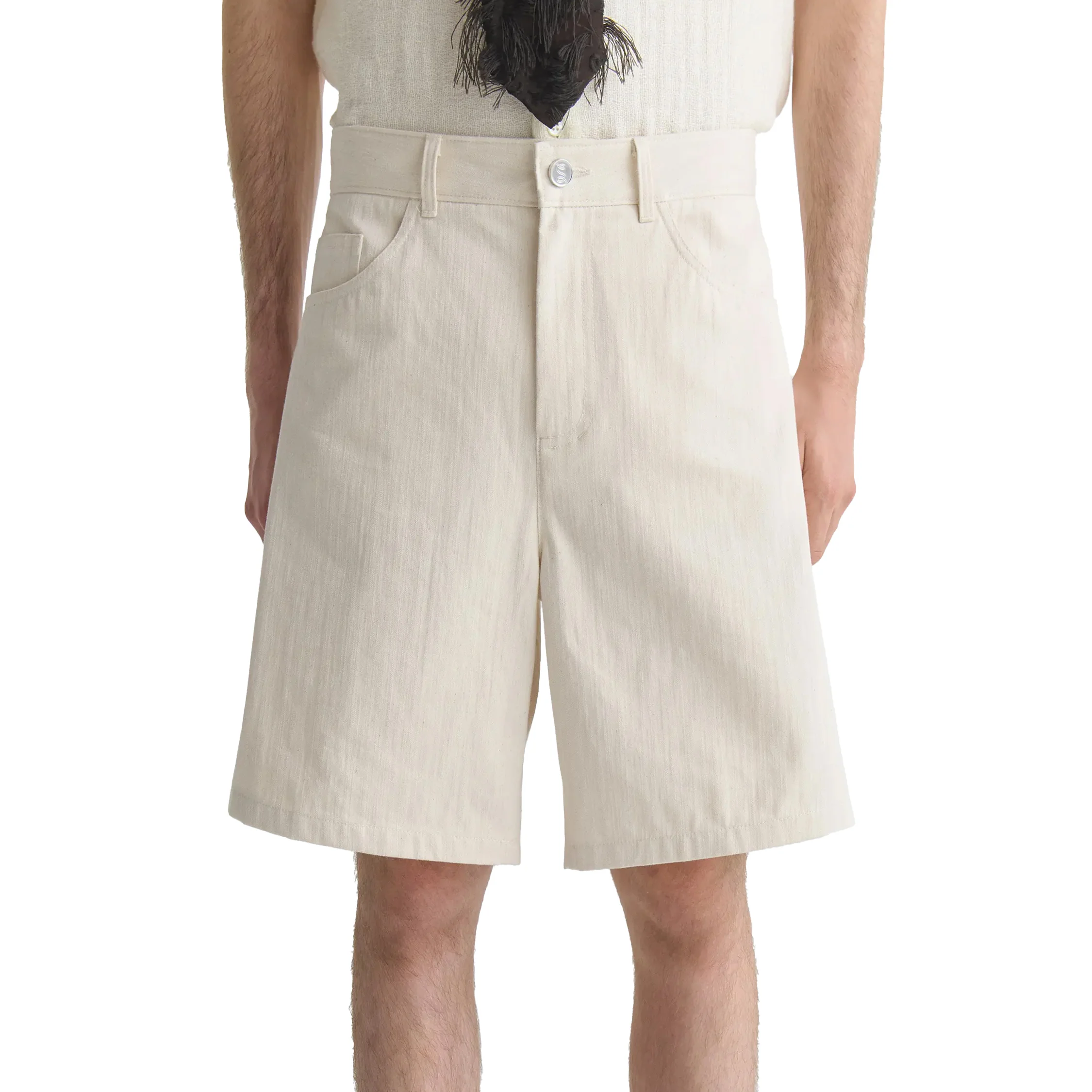 Sefr Davis Denim Shorts - Image 2