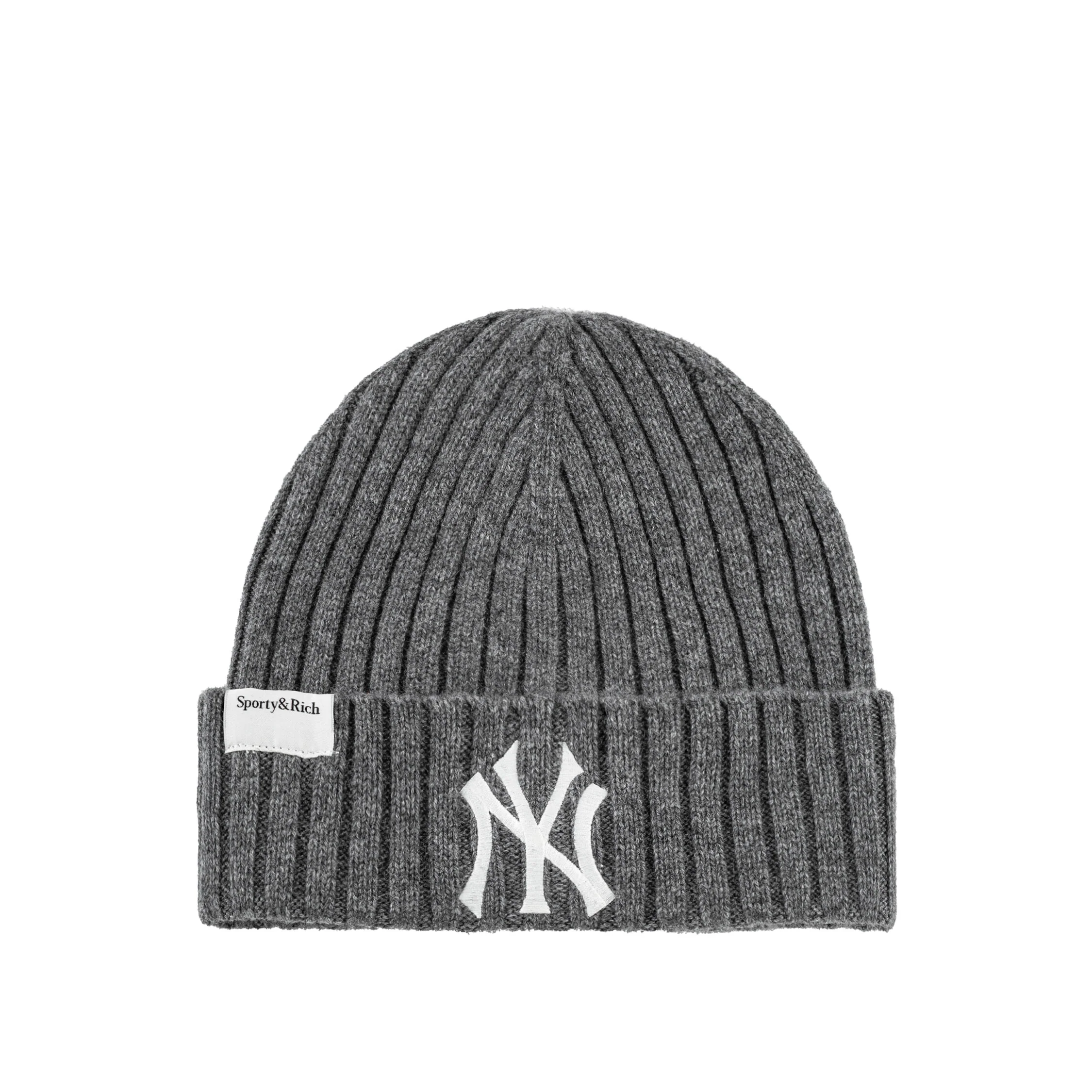 Sporty & Rich Heritage Yankees Serif Cashmere Beanie