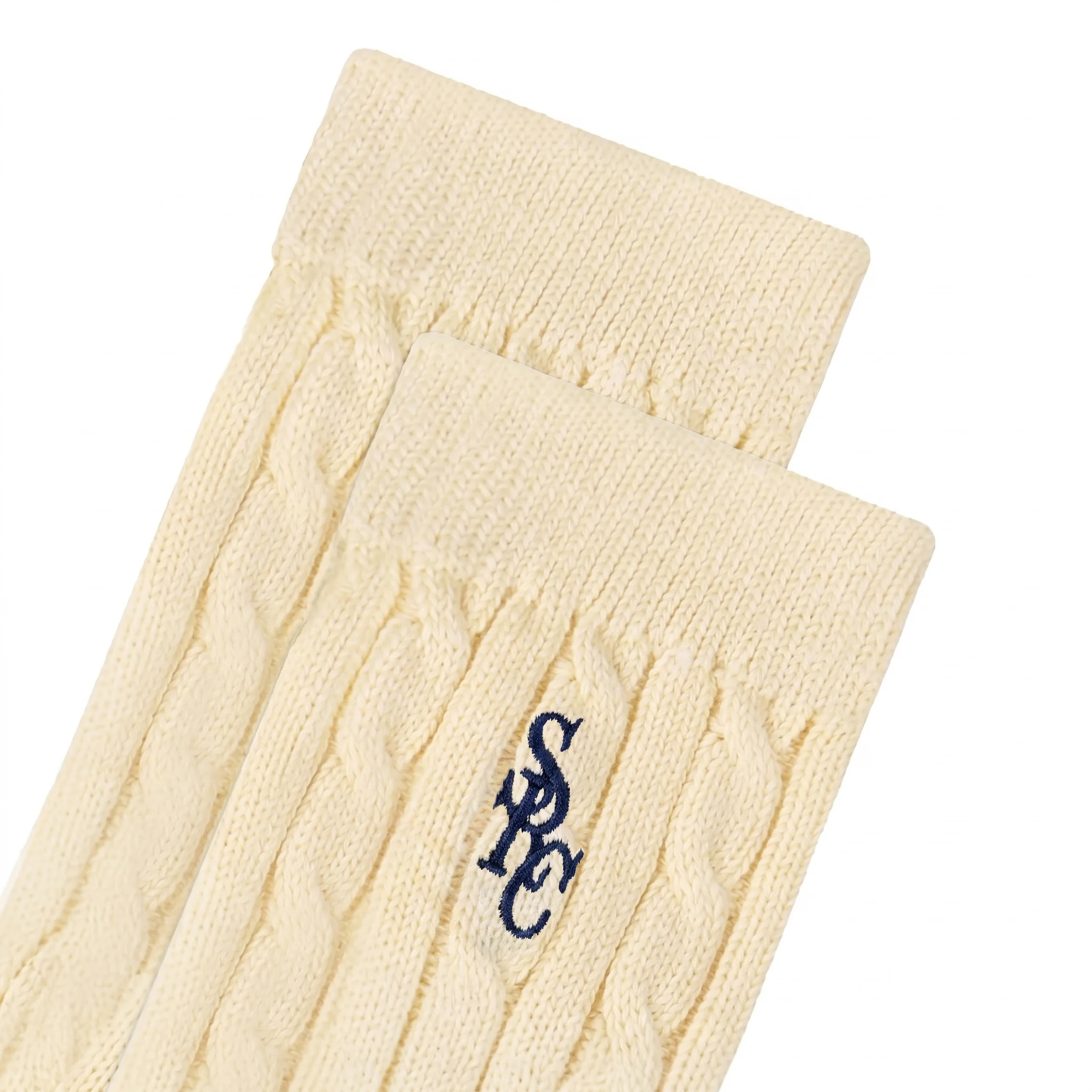 Sporty & Rich SRC Cableknit Socks - Image 2