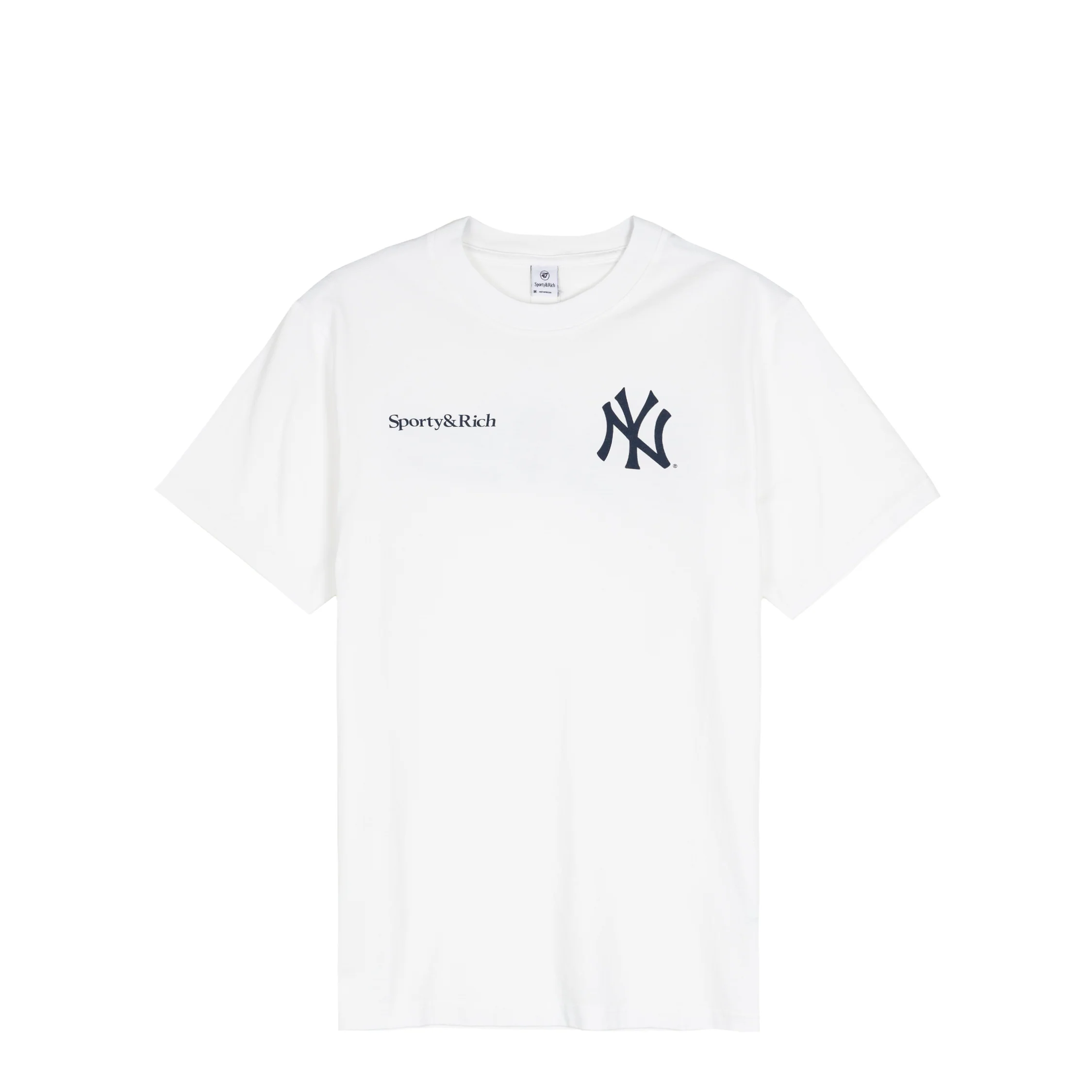 Sporty & Rich Yankees Curve T-Shirt